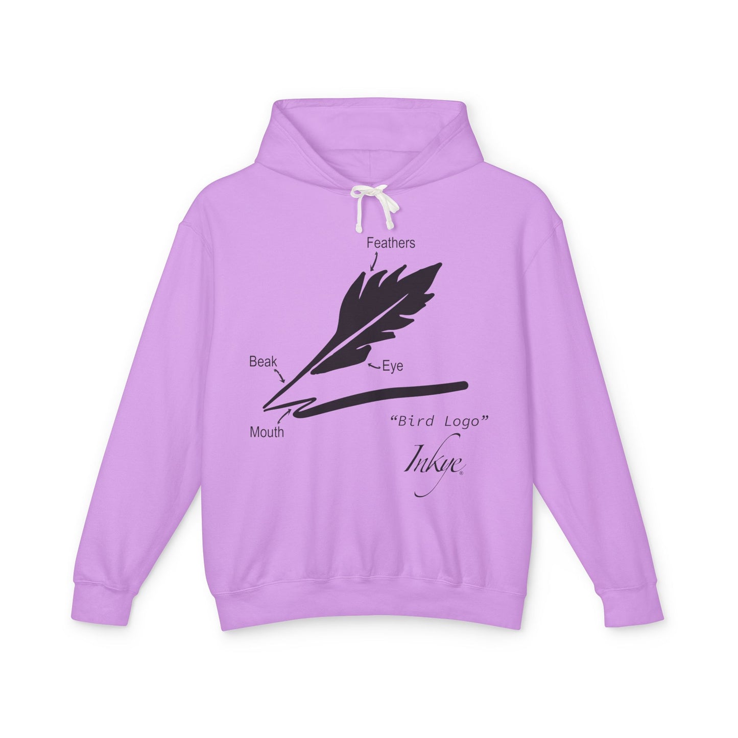 Define "Bird Logo" Unisex Lightweight Hooded Sweatshirt