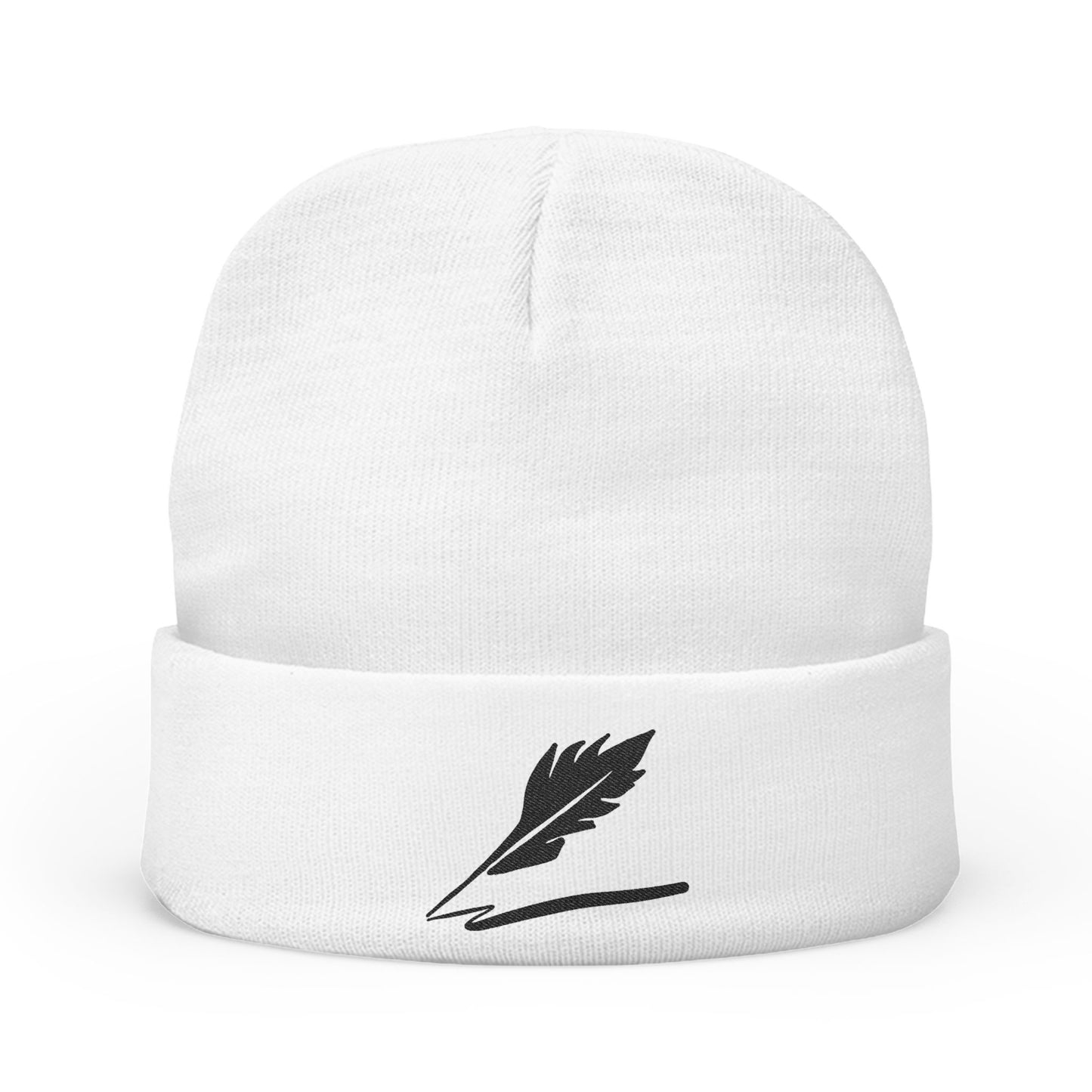 Hat Inkye Knit Beanie "Bird Logo" (Embroidery)