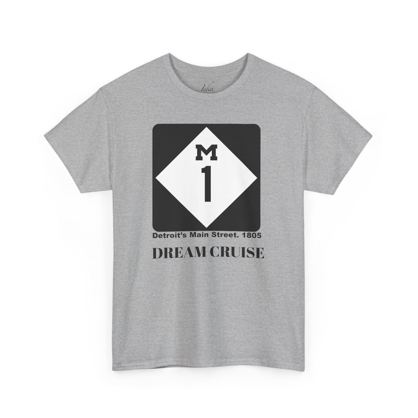 "Dream Cruise" Detroit's Main St. Unisex Cotton Tee