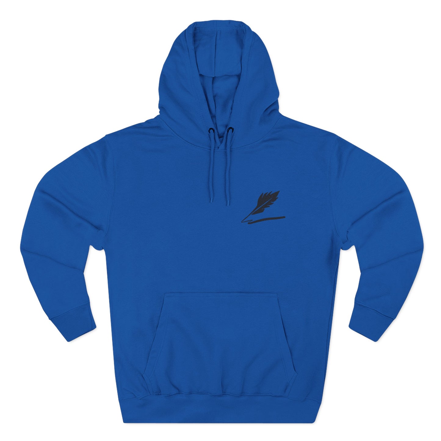 Embroider Bird Logo Fleece Hoodie