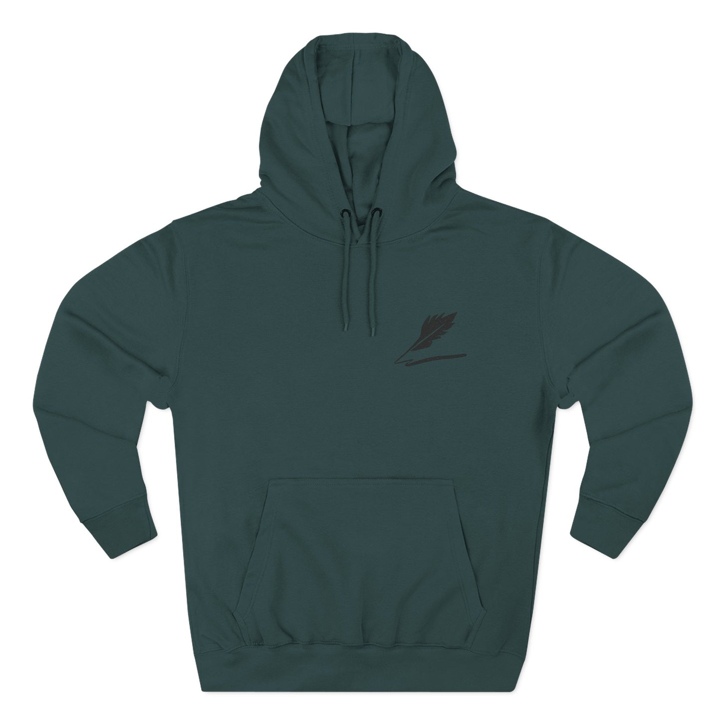 Embroider Bird Logo Fleece Hoodie