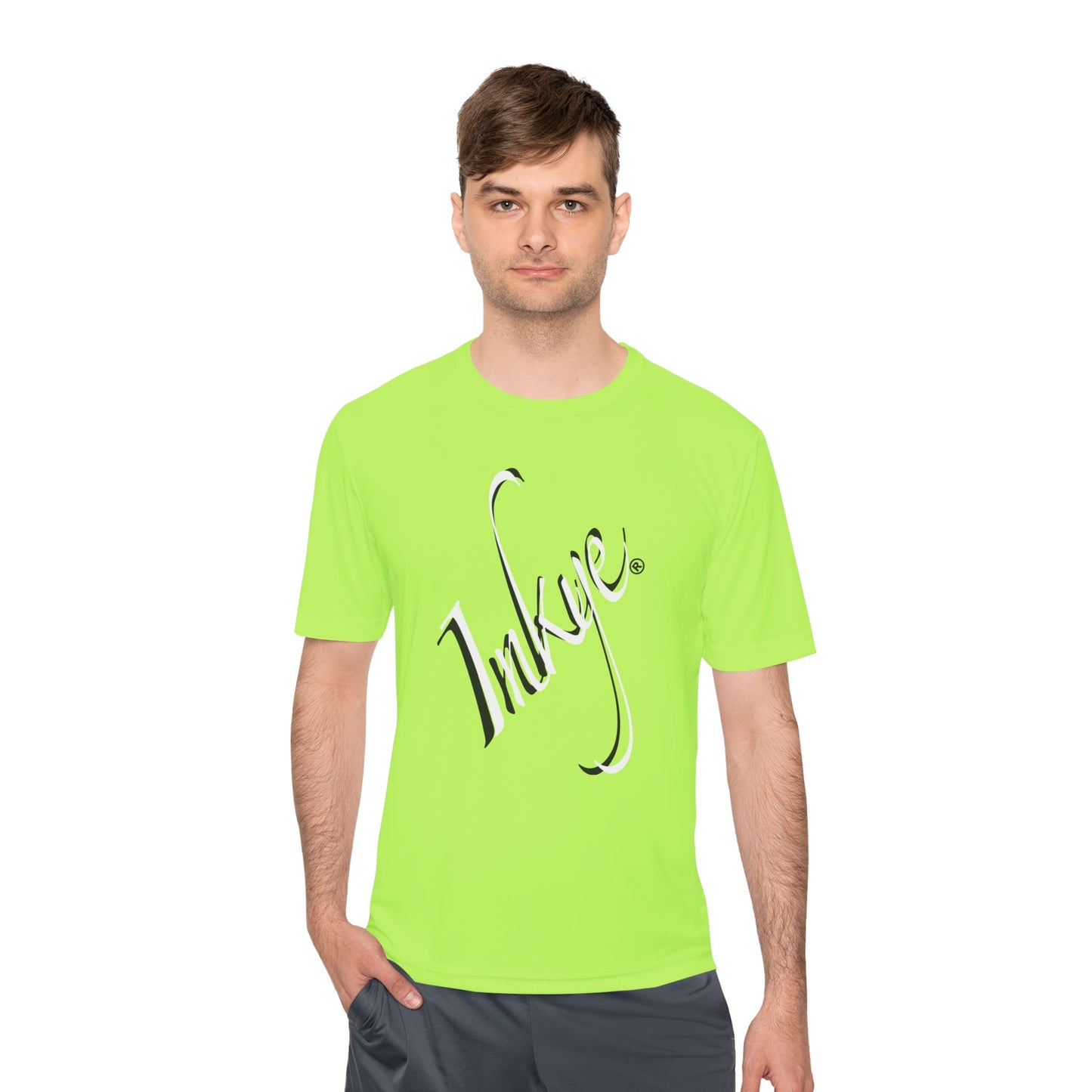 Inkye Logo Unisex Short "Multi-Label" Sleeve Moisture Wicking Fitness Tee