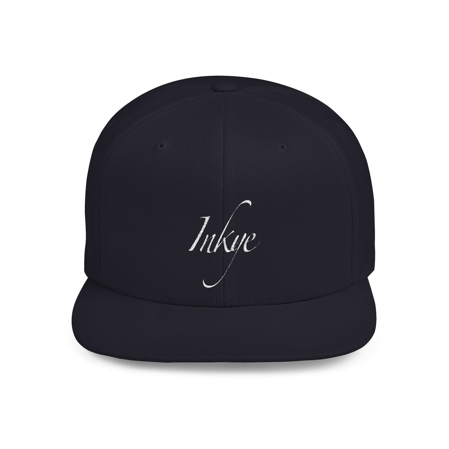 Hat "White Label" Inkye Logo Flat Bill Snapback