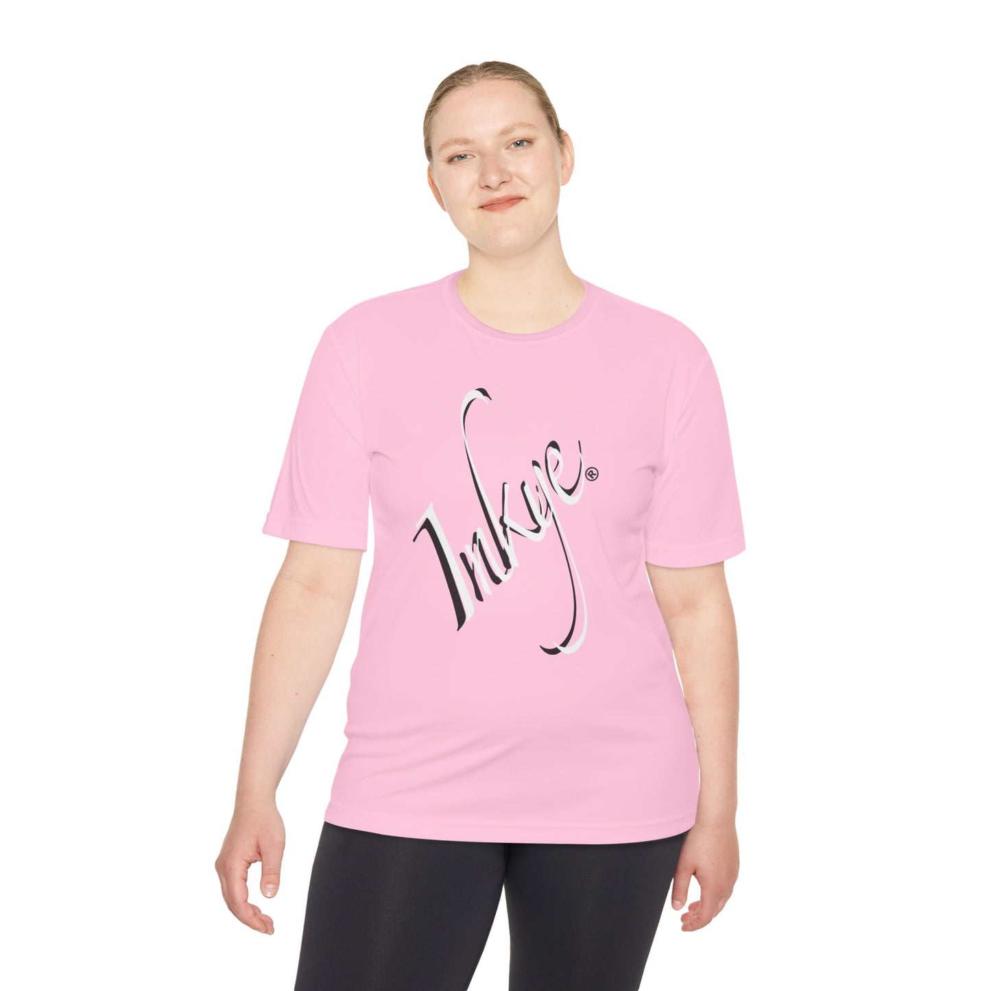 Inkye Logo Unisex Short "Multi-Label" Sleeve Moisture Wicking Fitness Tee
