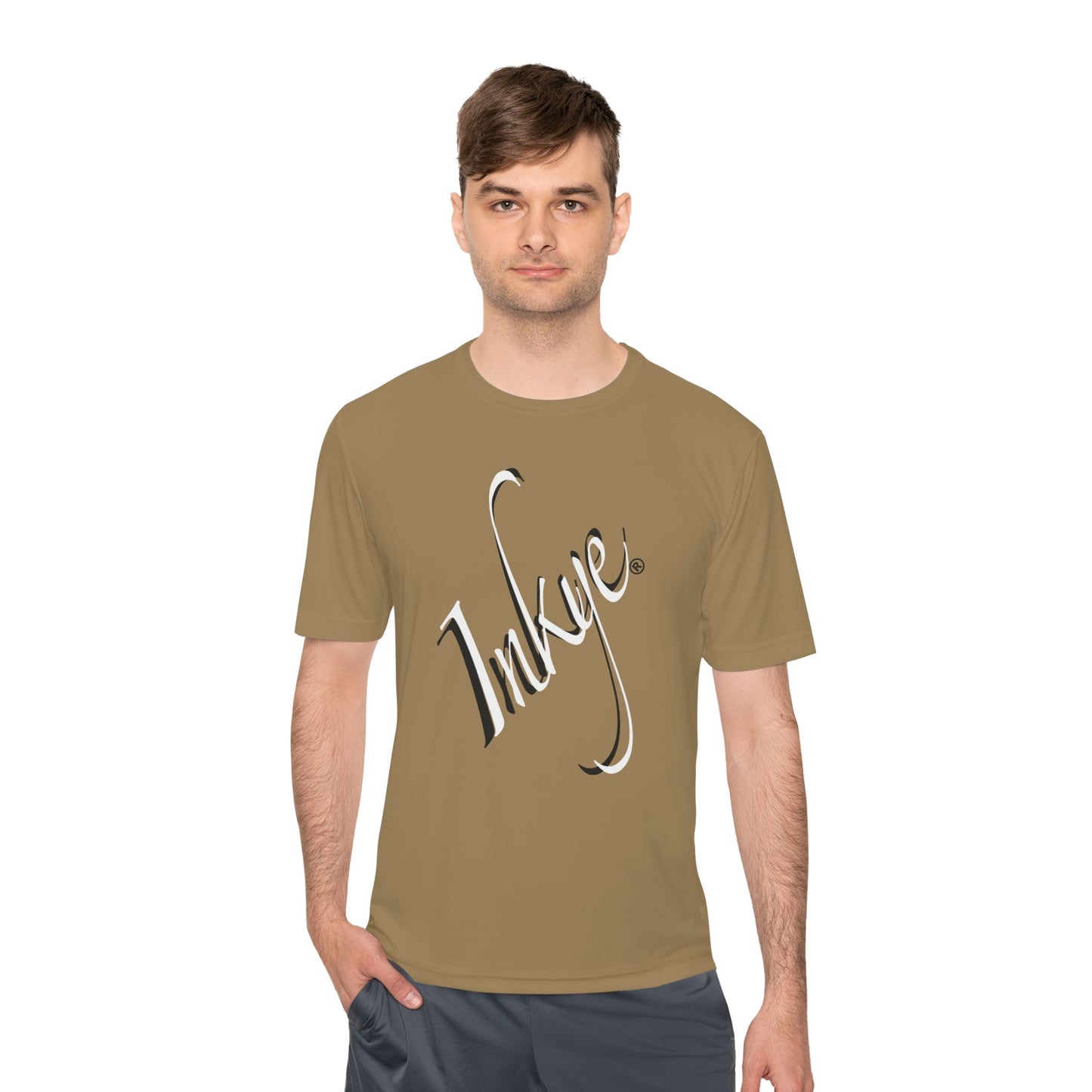 Inkye Logo Unisex Short "Multi-Label" Sleeve Moisture Wicking Fitness Tee
