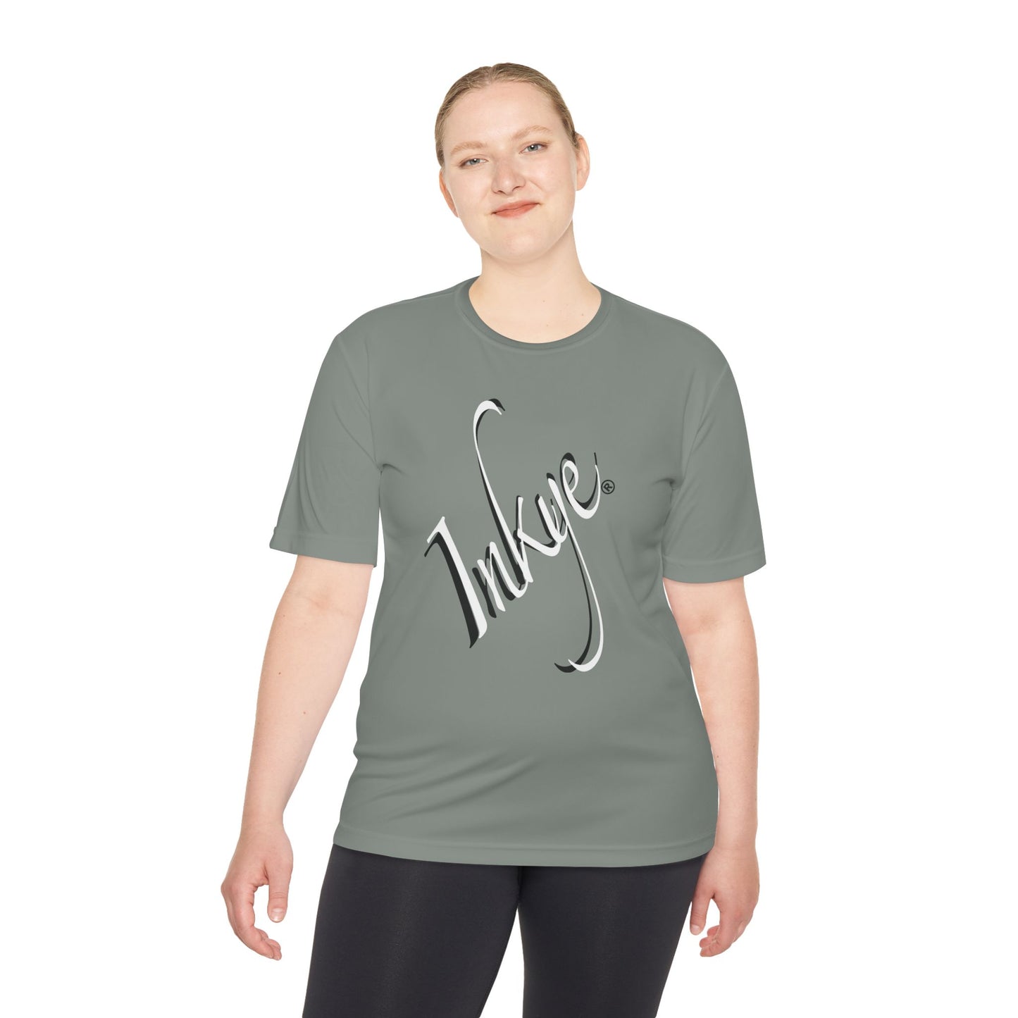 Inkye Logo Unisex Short "Multi-Label" Sleeve Moisture Wicking Fitness Tee