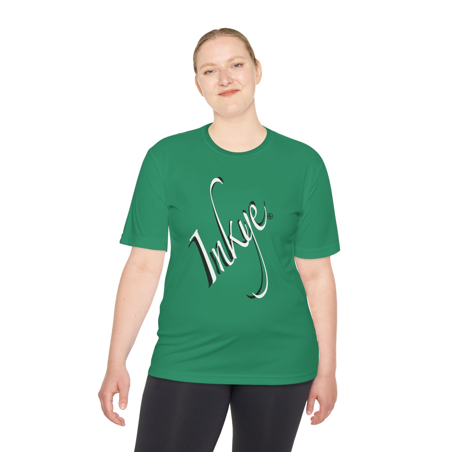 Inkye Logo Unisex Short "Multi-Label" Sleeve Moisture Wicking Fitness Tee