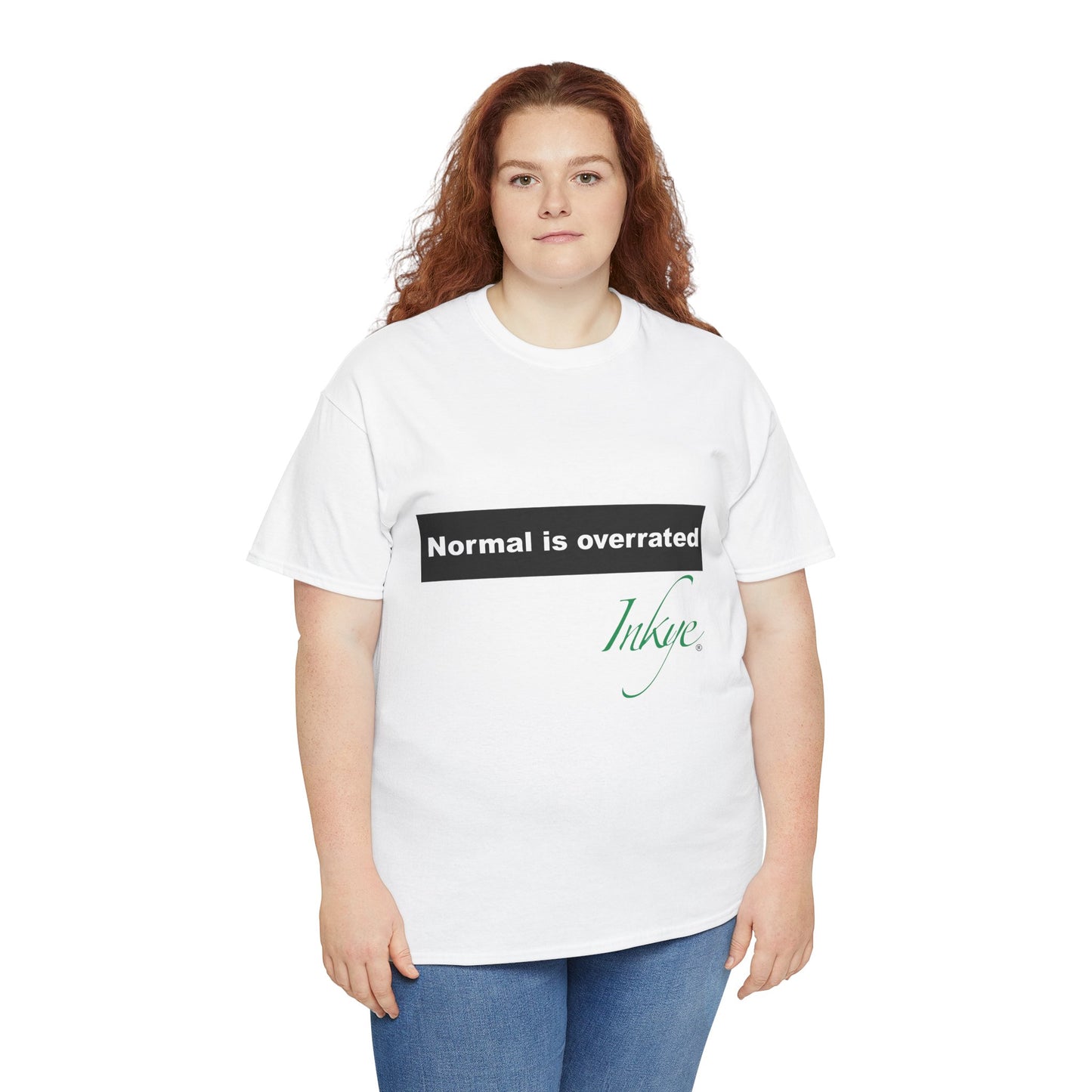 "Normal is overrated" Unisex Cotton Tee