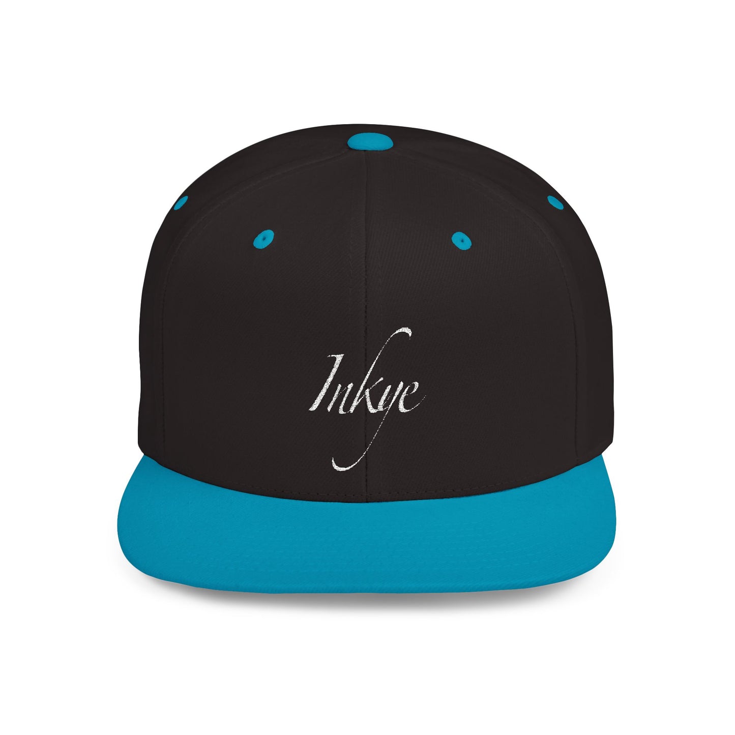 Hat "White Label" Inkye Logo Flat Bill Snapback