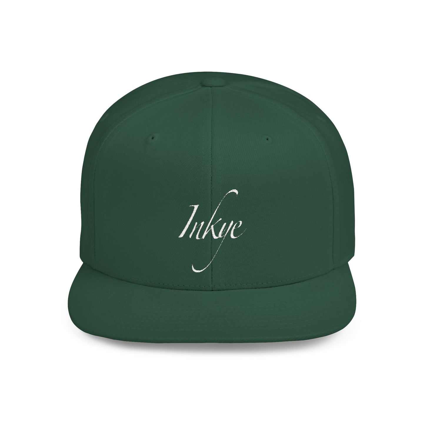 Hat "White Label" Inkye Logo Flat Bill Snapback