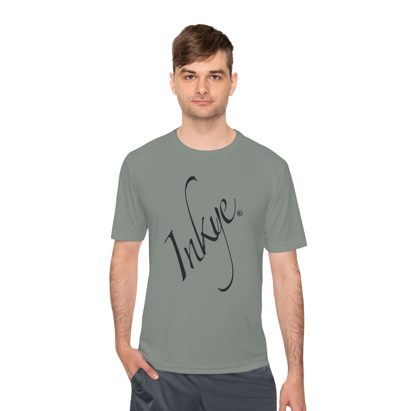 Inkye Logo Unisex Short Sleeve Moisture Wicking Fitness Tee