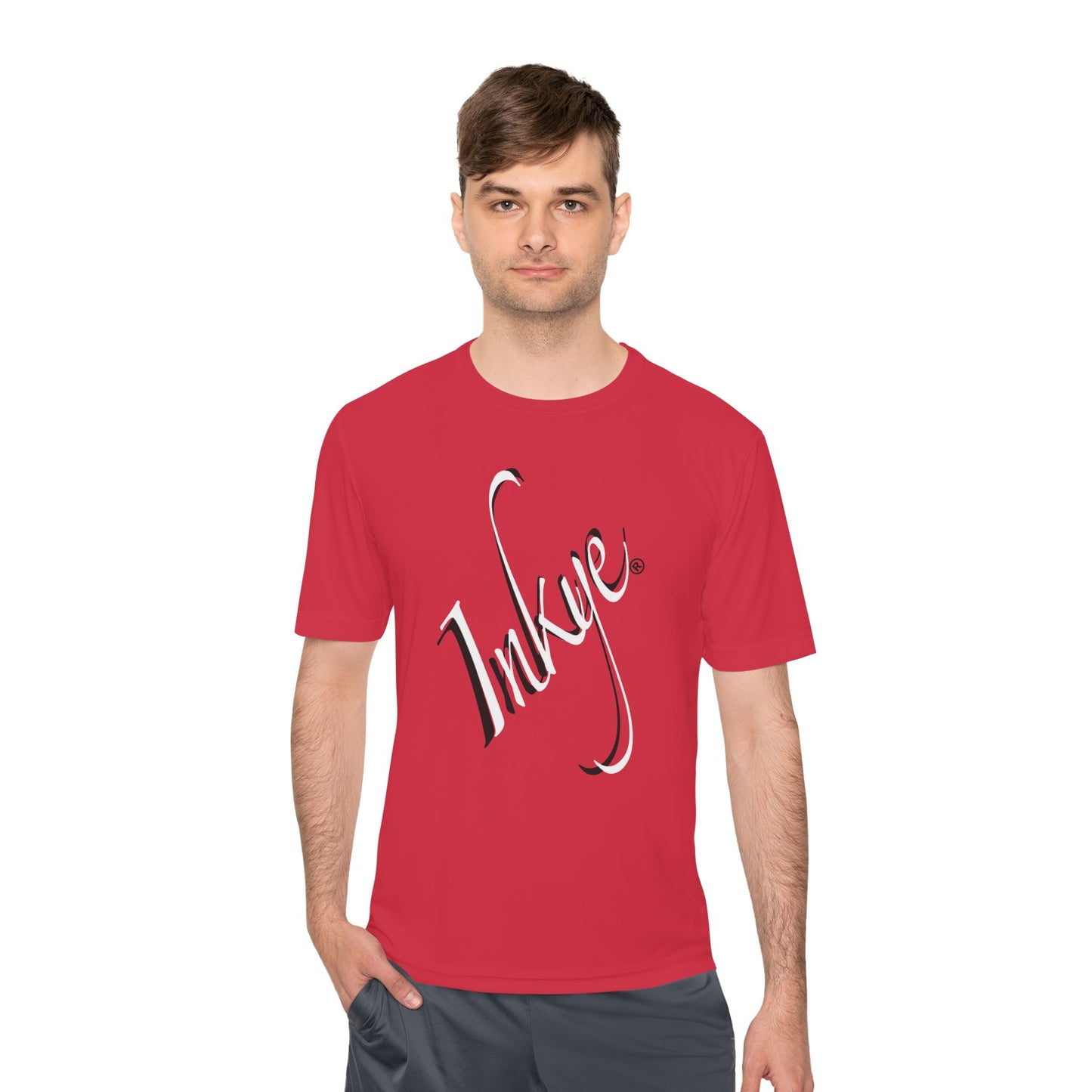 Inkye Logo Unisex Short "Multi-Label" Sleeve Moisture Wicking Fitness Tee