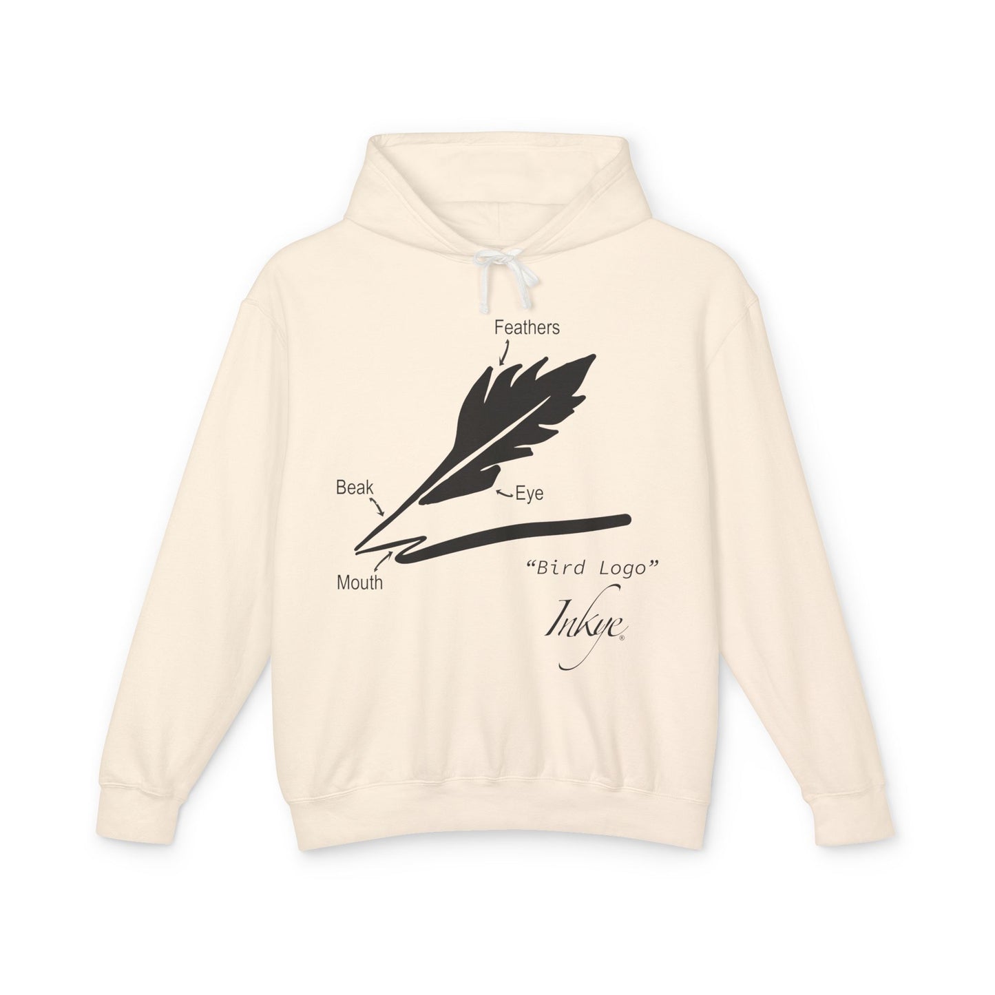 Define "Bird Logo" Unisex Lightweight Hooded Sweatshirt