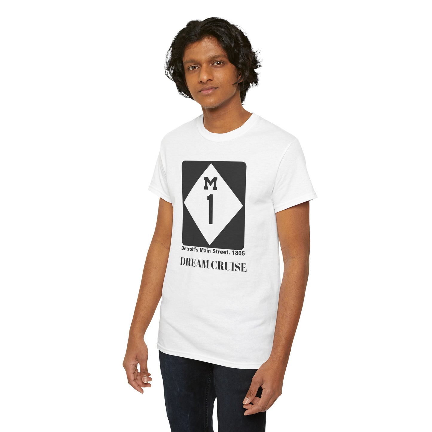 "Dream Cruise" Detroit's Main St. Unisex Cotton Tee