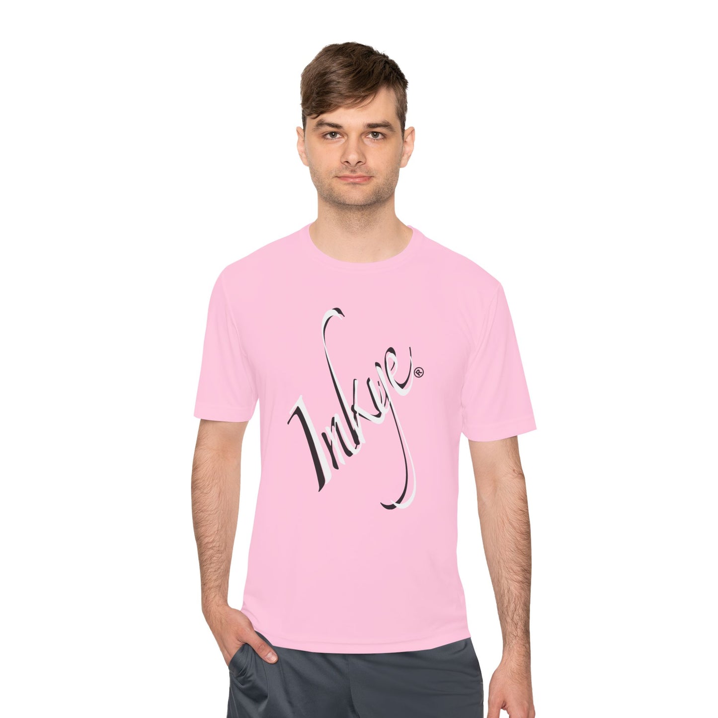 Inkye Logo Unisex Short "Multi-Label" Sleeve Moisture Wicking Fitness Tee