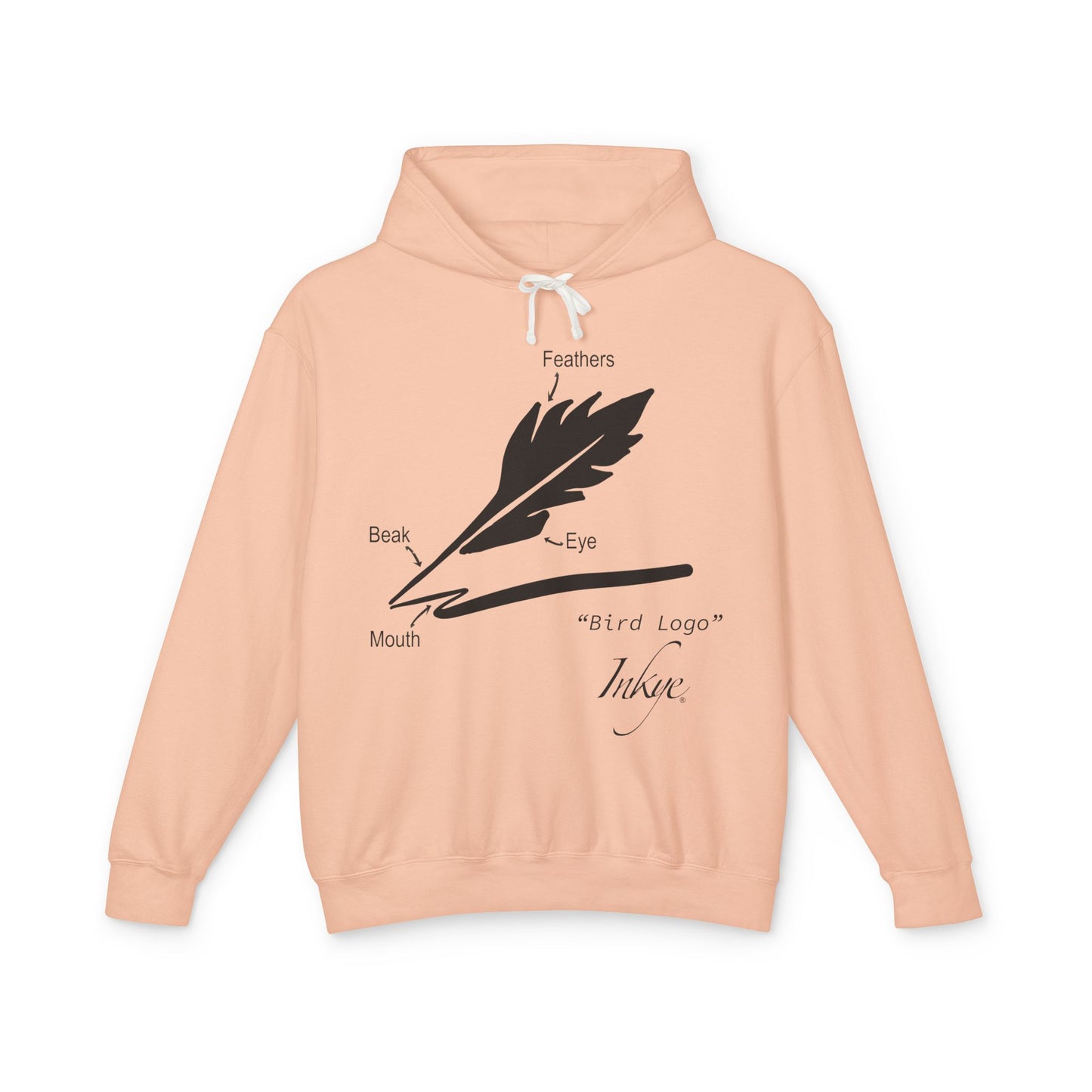 Define "Bird Logo" Unisex Lightweight Hooded Sweatshirt