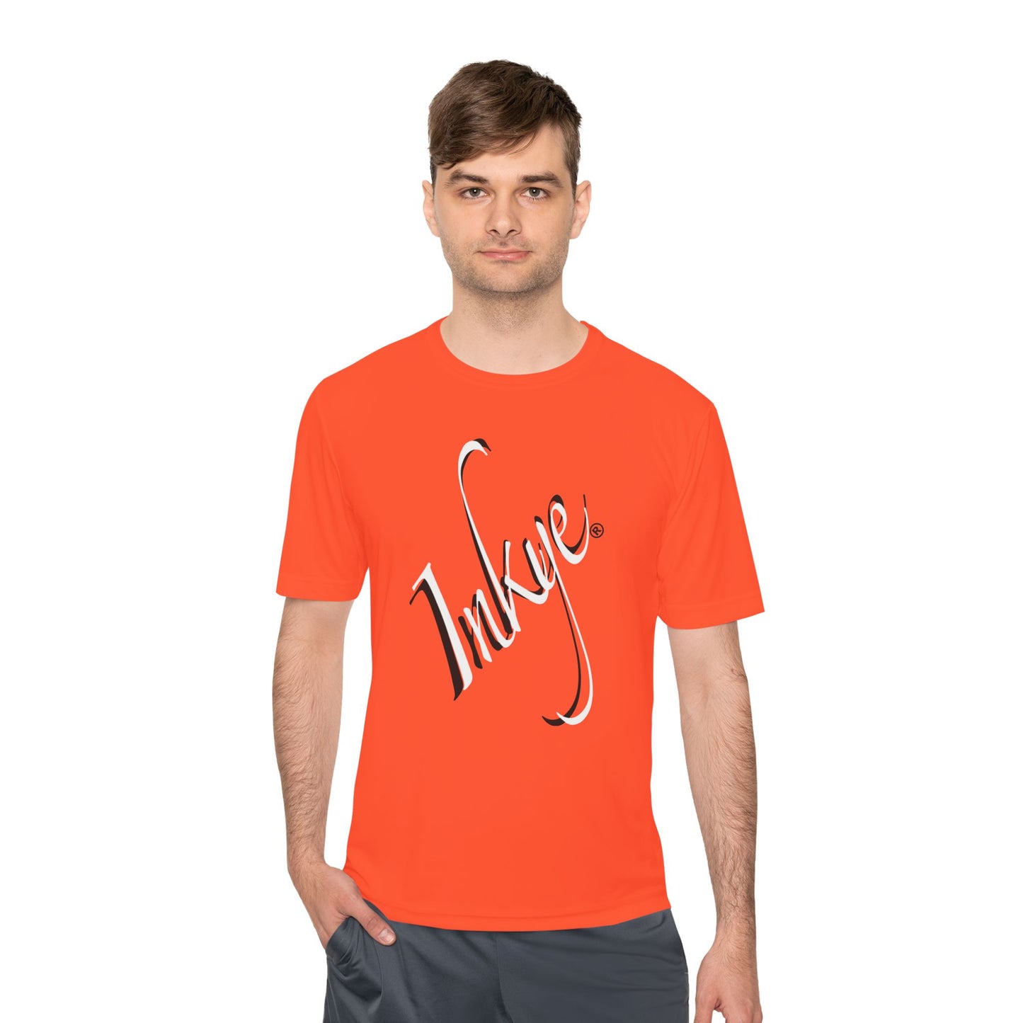 Inkye Logo Unisex Short "Multi-Label" Sleeve Moisture Wicking Fitness Tee