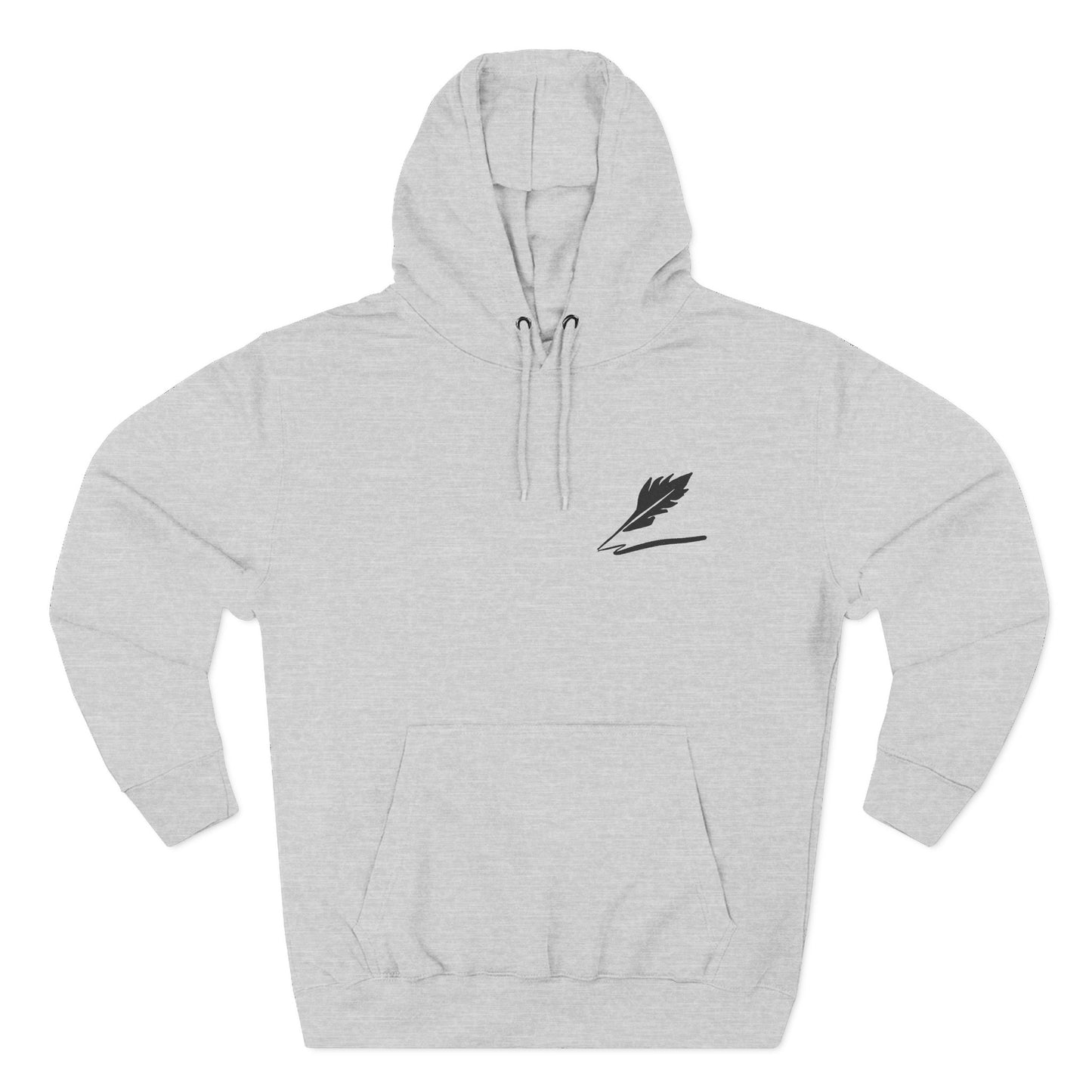 Embroider Bird Logo Fleece Hoodie
