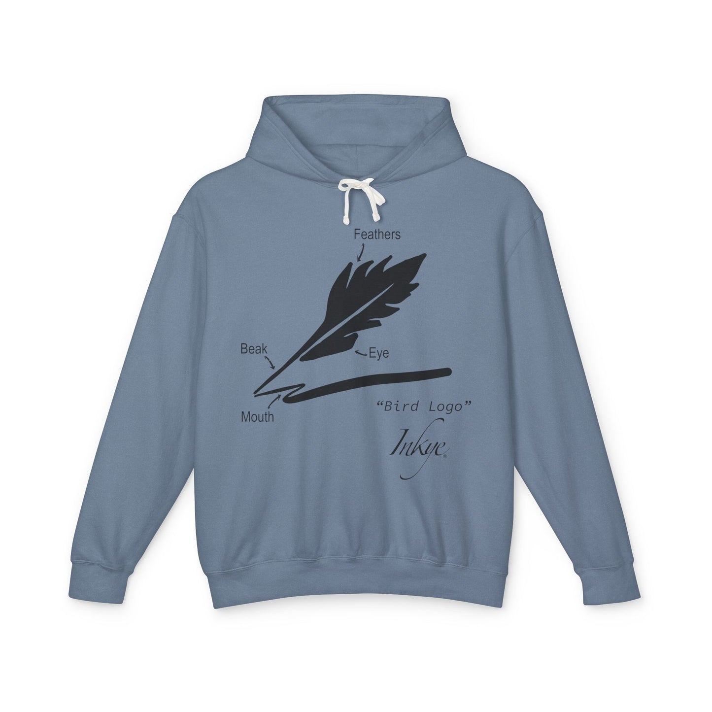 Define "Bird Logo" Unisex Lightweight Hooded Sweatshirt