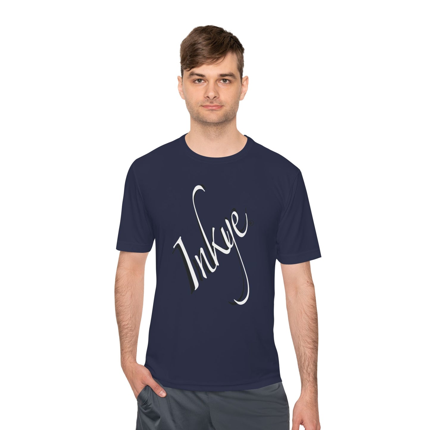 Inkye Logo Unisex Short "Multi-Label" Sleeve Moisture Wicking Fitness Tee