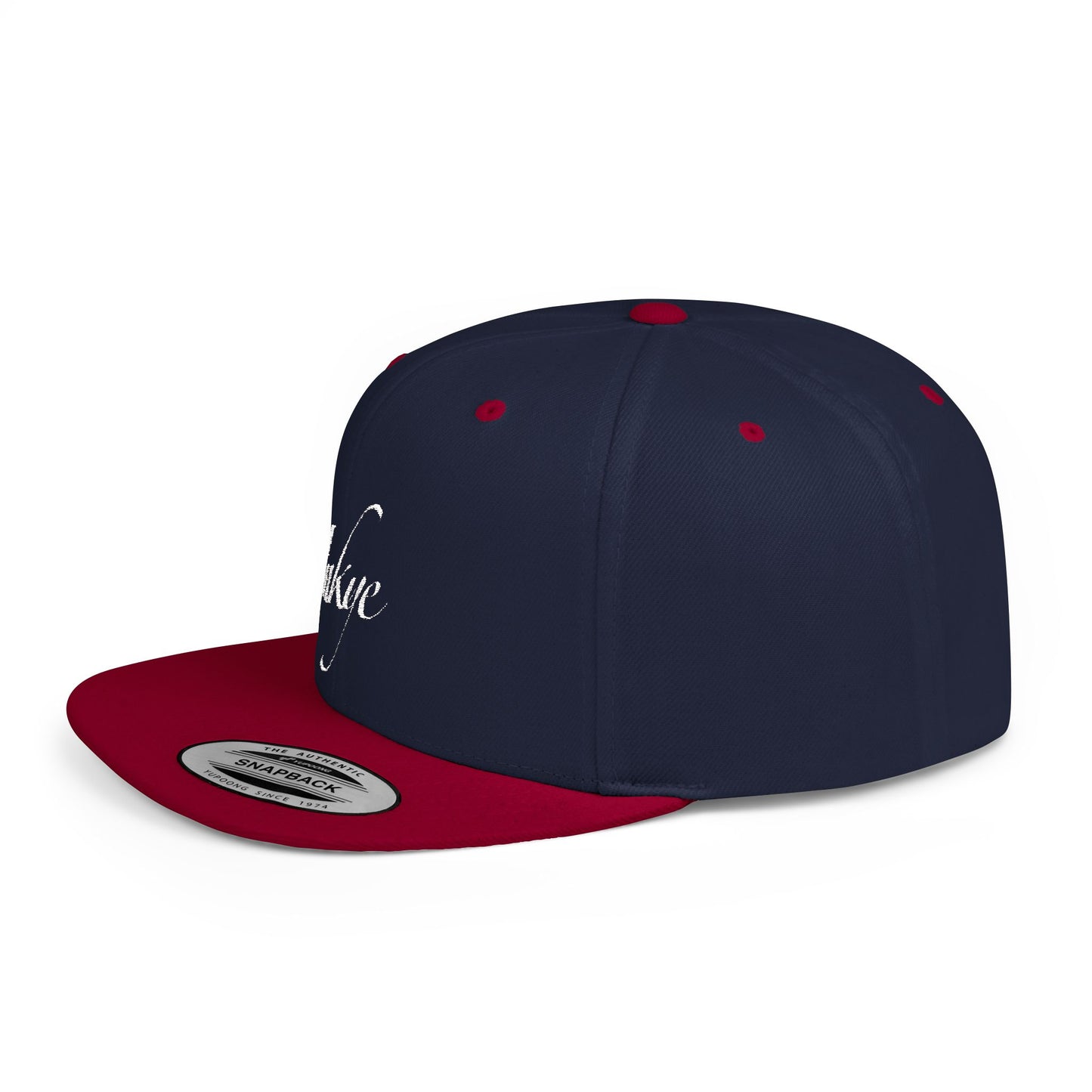 Hat "White Label" Inkye Logo Flat Bill Snapback
