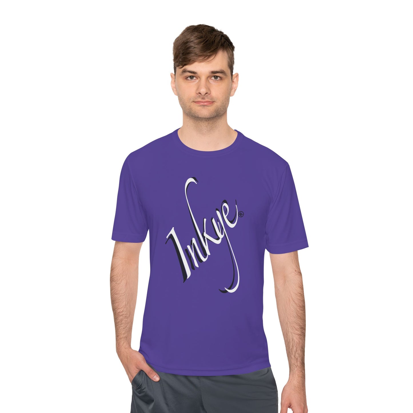 Inkye Logo Unisex Short "Multi-Label" Sleeve Moisture Wicking Fitness Tee