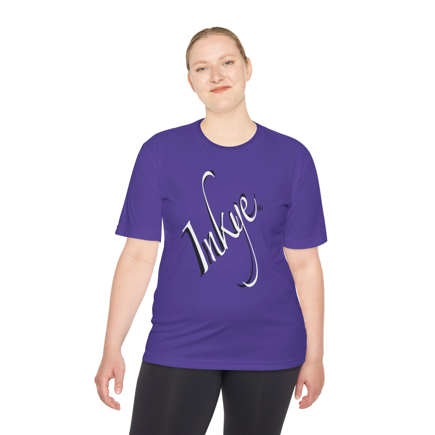 Inkye Logo Unisex Short "Multi-Label" Sleeve Moisture Wicking Fitness Tee