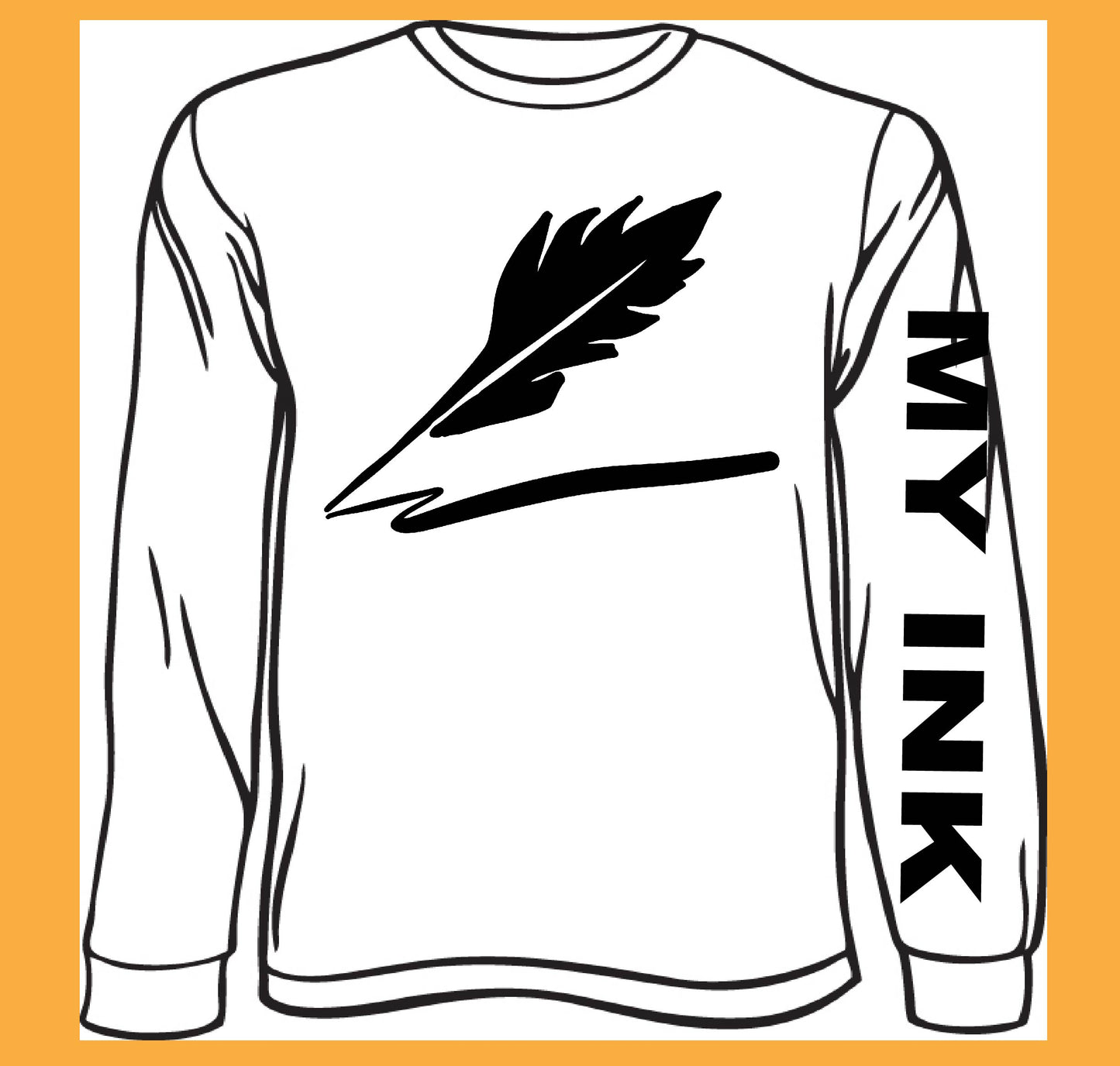 "Bird Logo" Long Sleeve Tee
