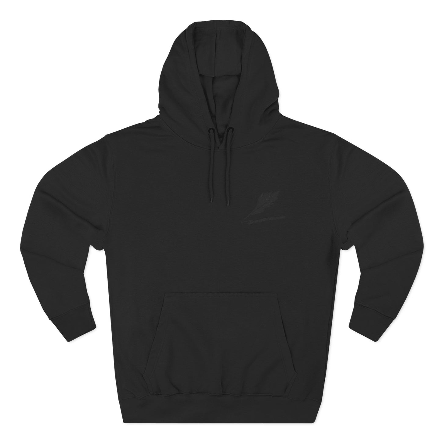 Embroider Bird Logo Fleece Hoodie