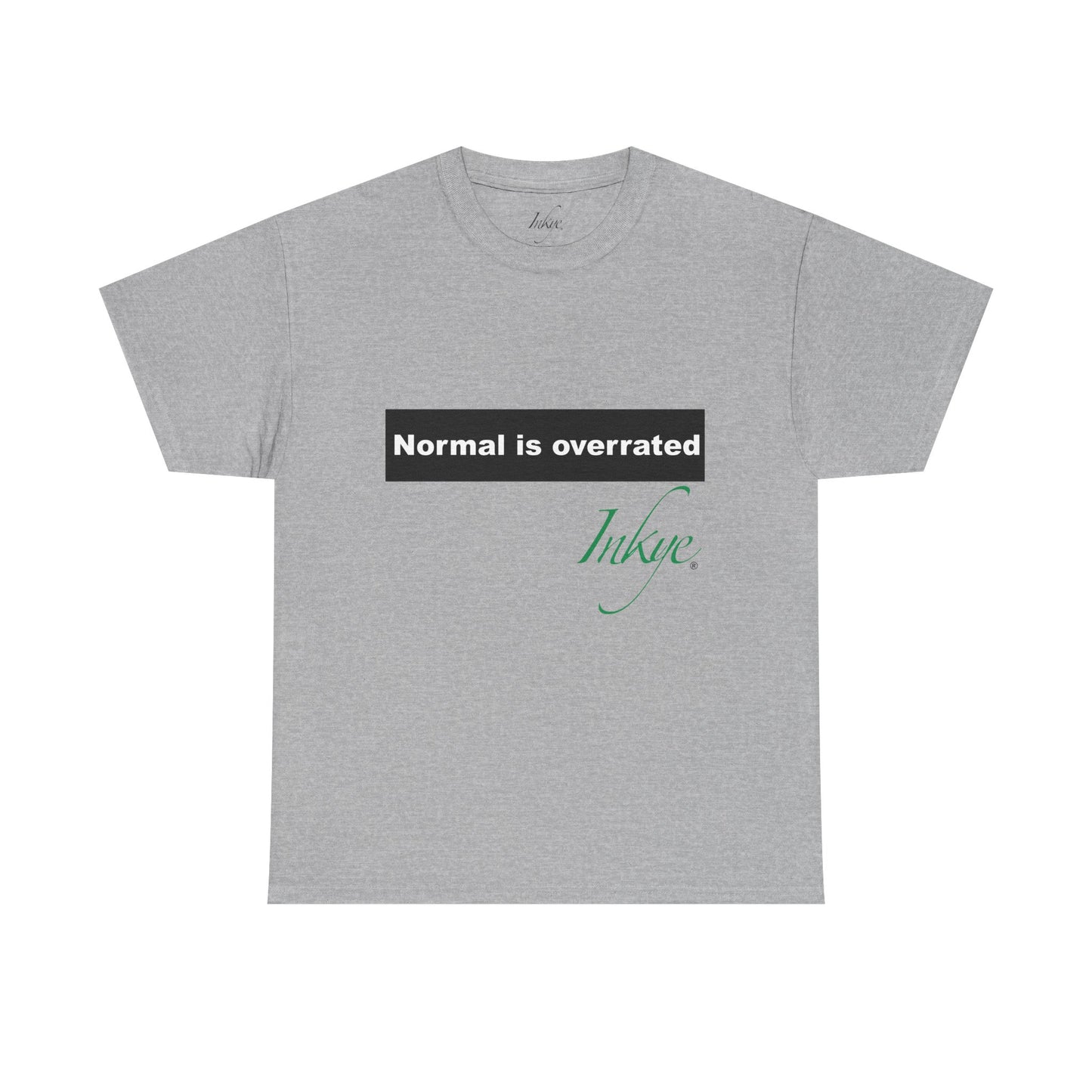 "Normal is overrated" Unisex Cotton Tee