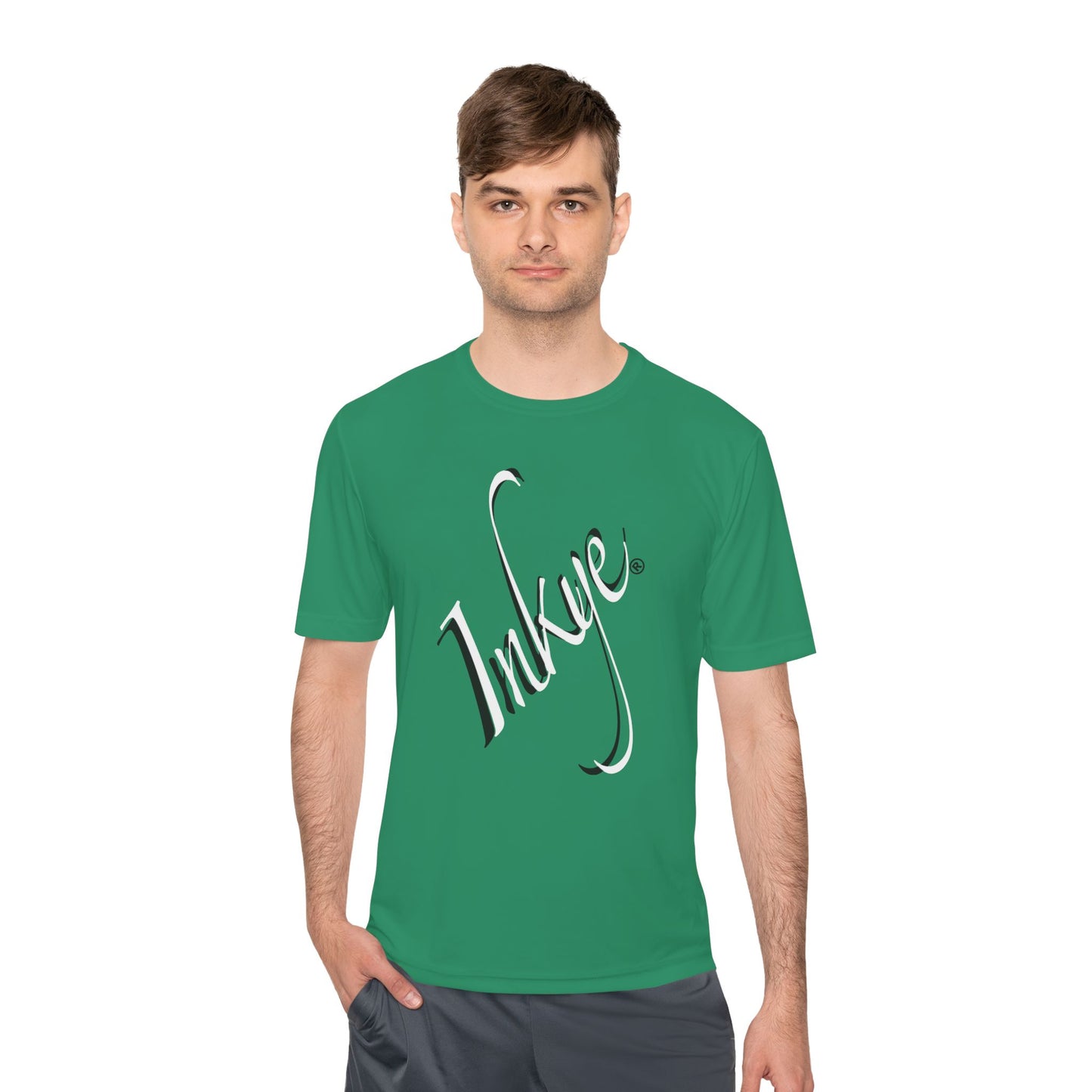 Inkye Logo Unisex Short "Multi-Label" Sleeve Moisture Wicking Fitness Tee