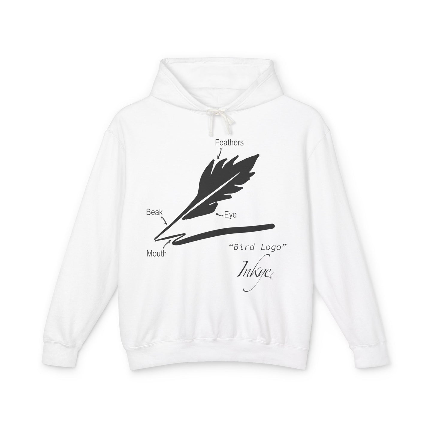 Define "Bird Logo" Unisex Lightweight Hooded Sweatshirt
