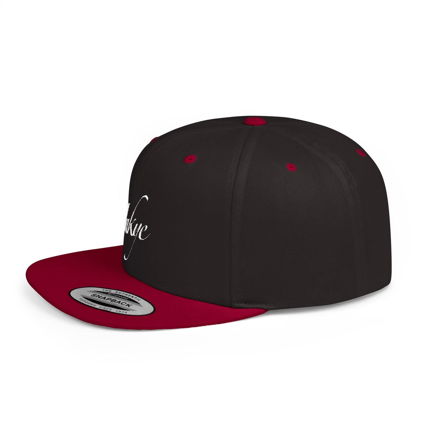 Hat "White Label" Inkye Logo Flat Bill Snapback