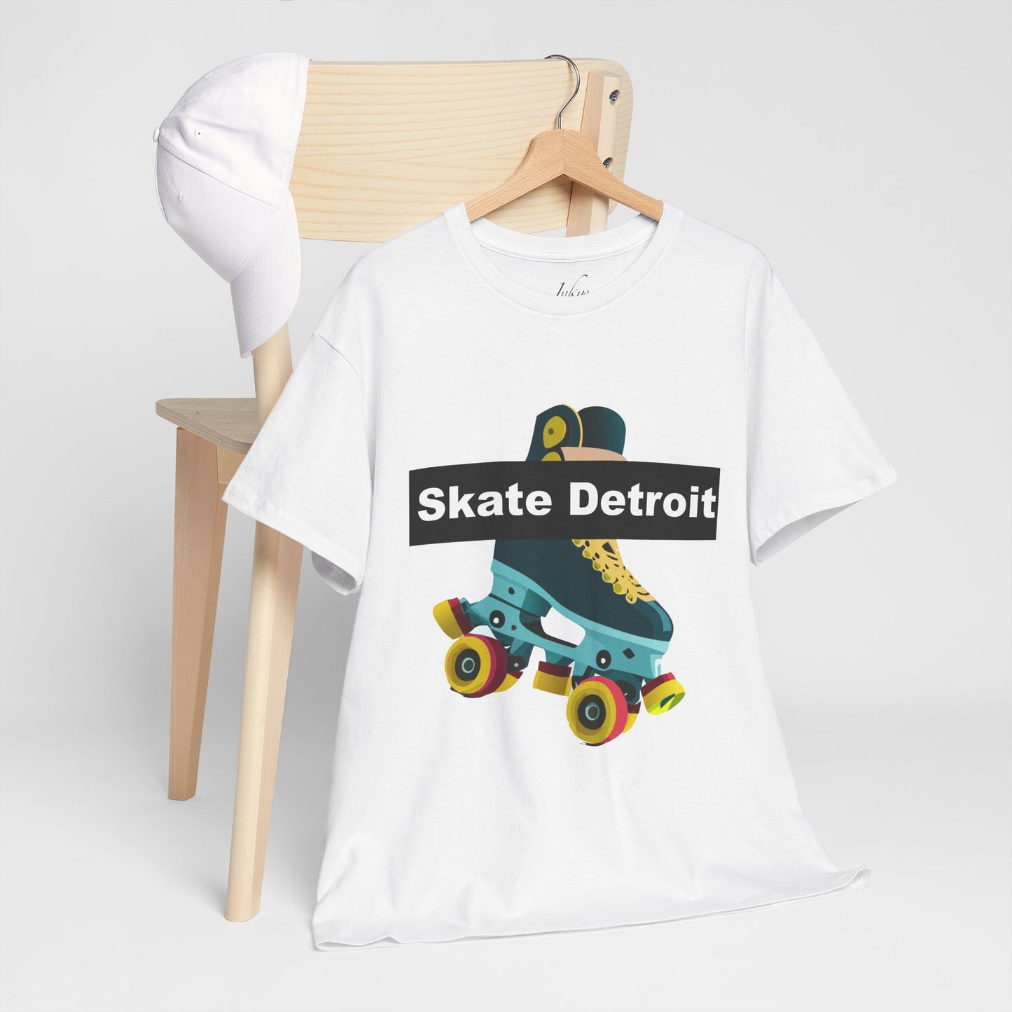 "Skating Detroit" Unisex Cotton Tee