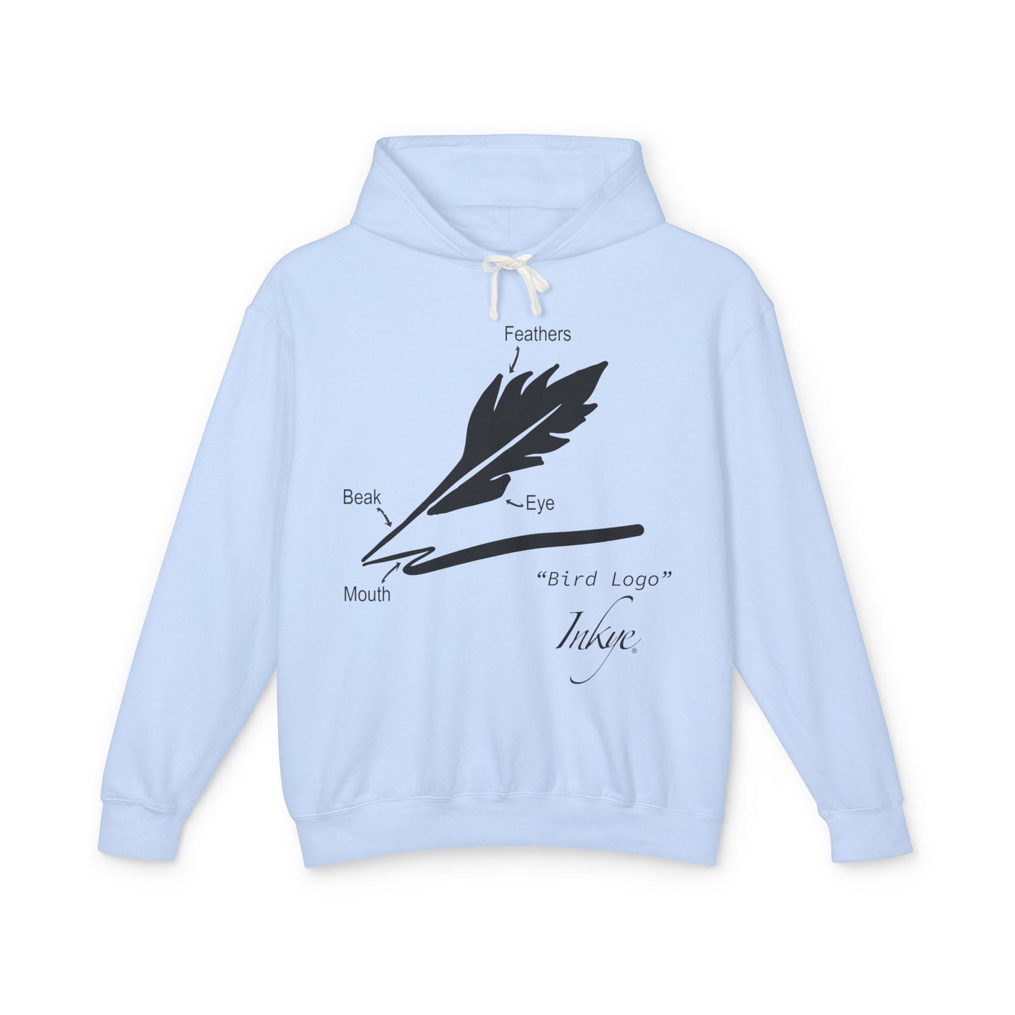 Define "Bird Logo" Unisex Lightweight Hooded Sweatshirt