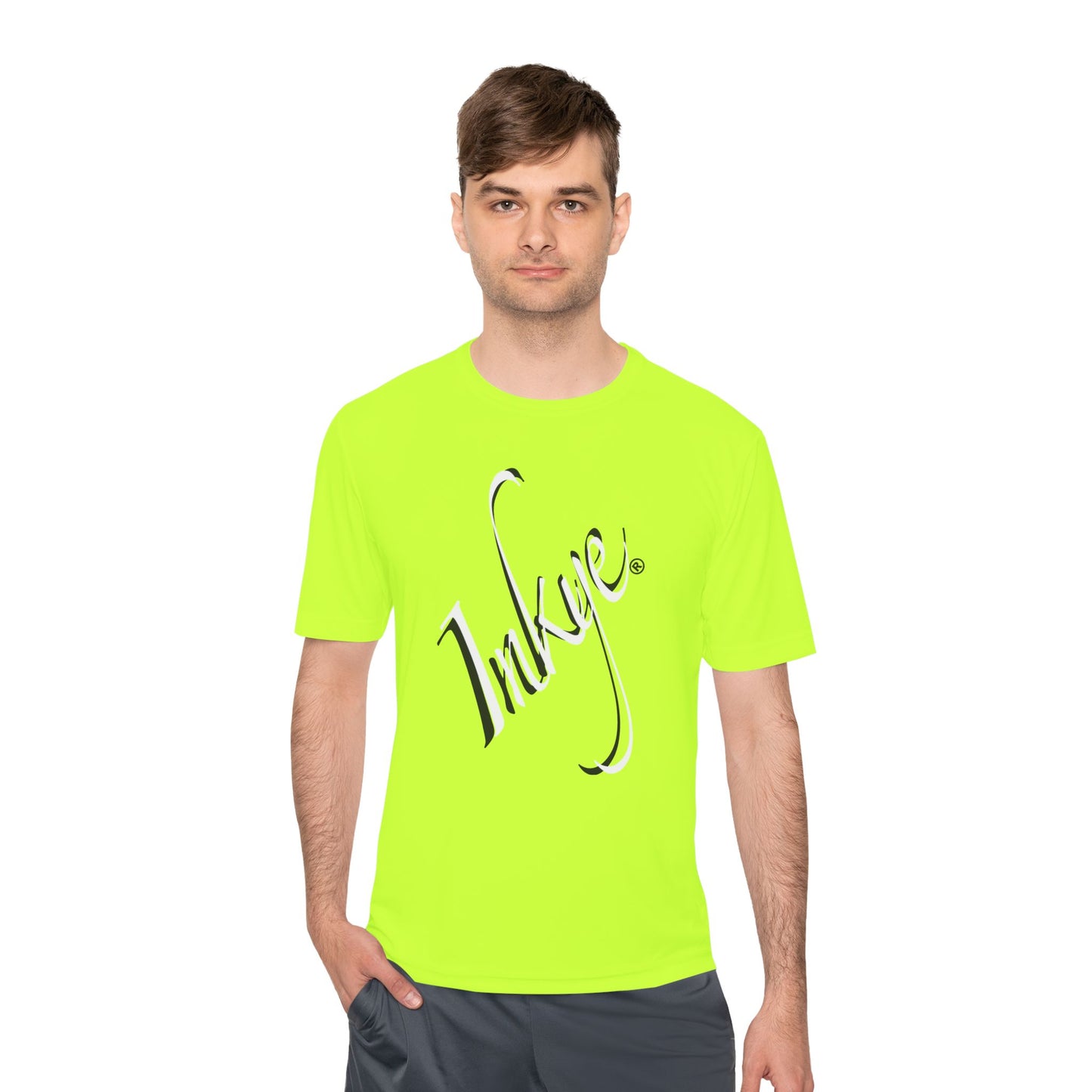 Inkye Logo Unisex Short "Multi-Label" Sleeve Moisture Wicking Fitness Tee