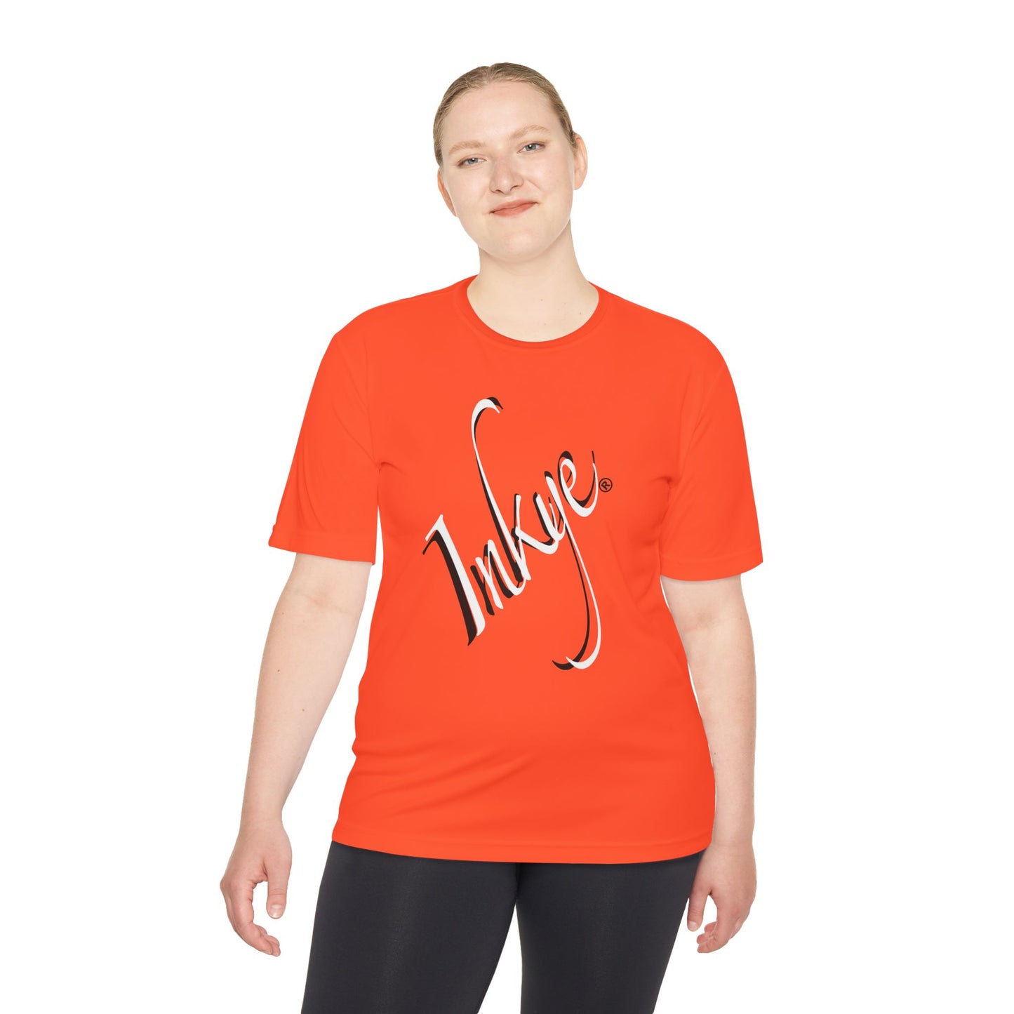 Inkye Logo Unisex Short "Multi-Label" Sleeve Moisture Wicking Fitness Tee