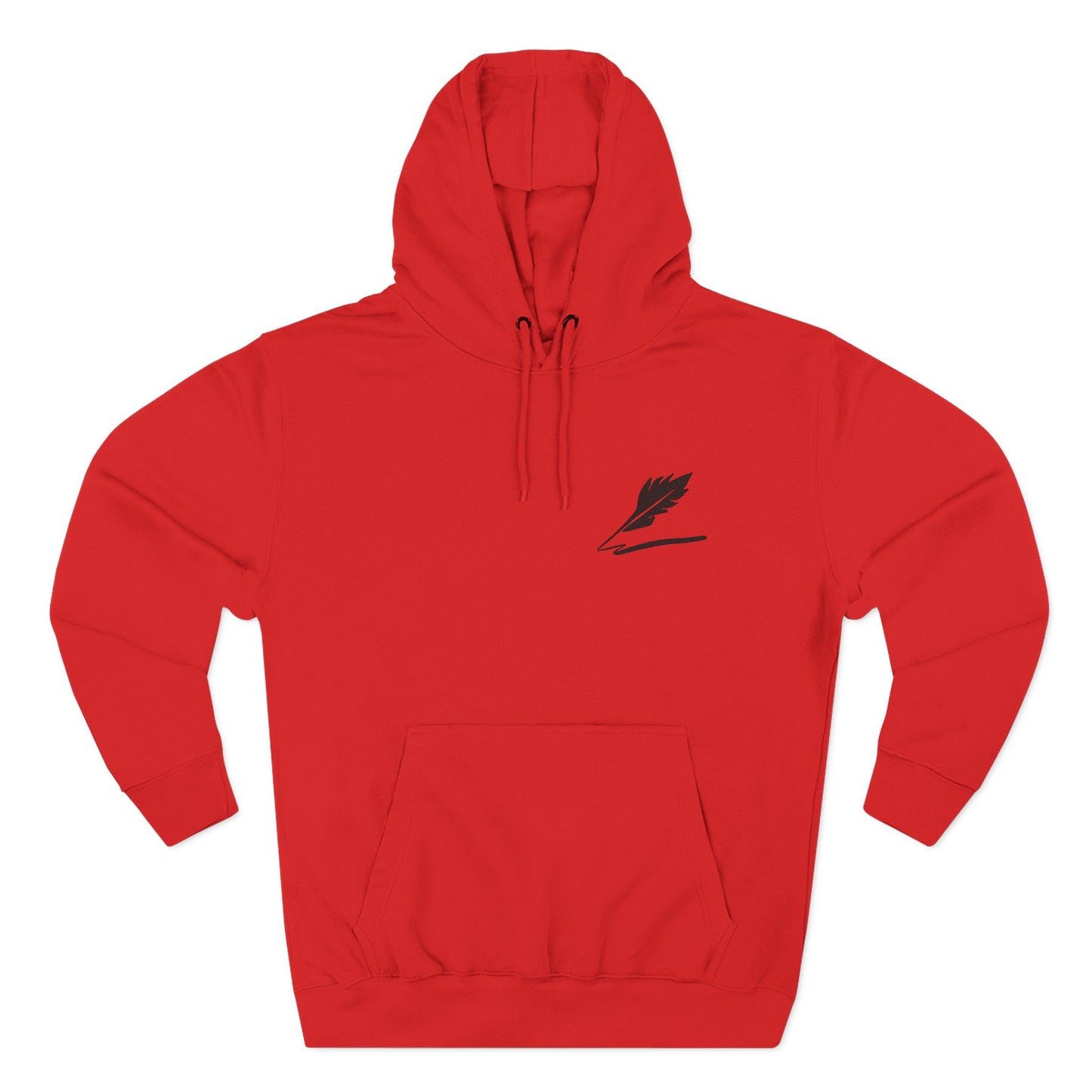 Embroider Bird Logo Fleece Hoodie