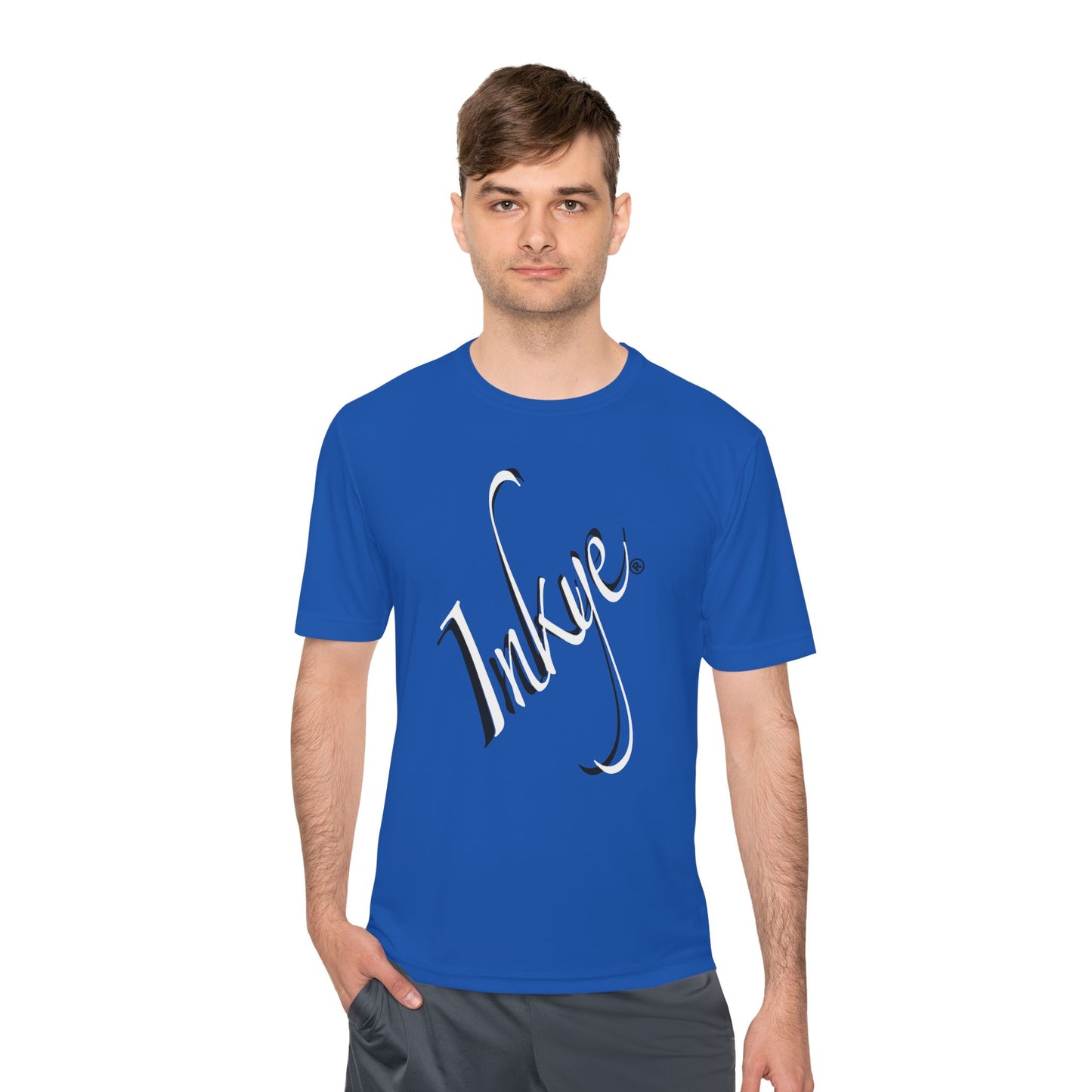 Inkye Logo Unisex Short "Multi-Label" Sleeve Moisture Wicking Fitness Tee