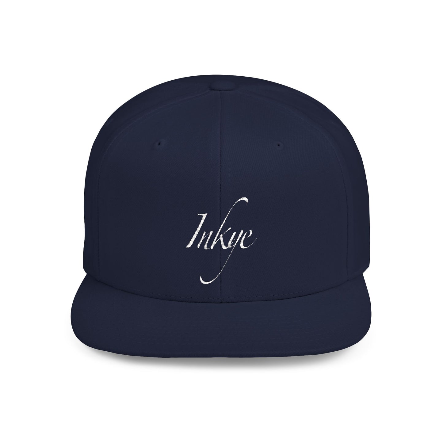 Hat "White Label" Inkye Logo Flat Bill Snapback