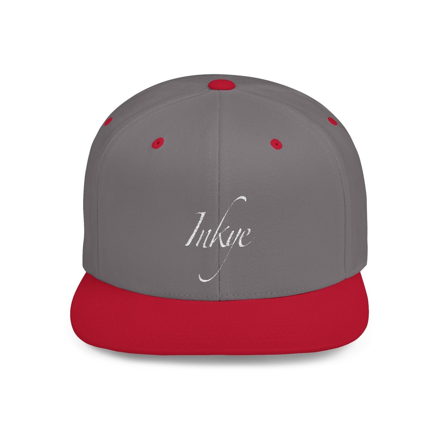 Hat "White Label" Inkye Logo Flat Bill Snapback