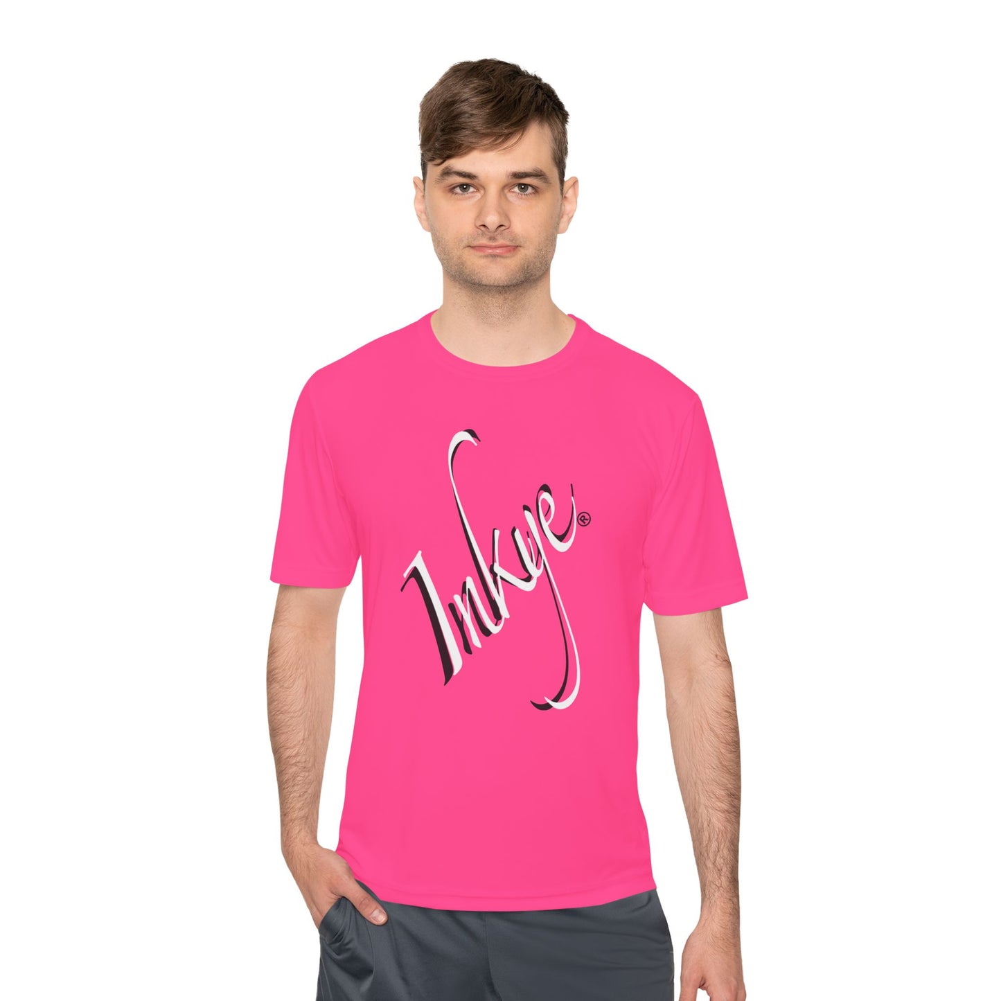Inkye Logo Unisex Short "Multi-Label" Sleeve Moisture Wicking Fitness Tee