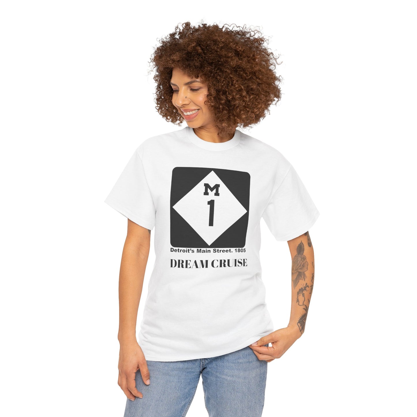 "Dream Cruise" Detroit's Main St. Unisex Cotton Tee