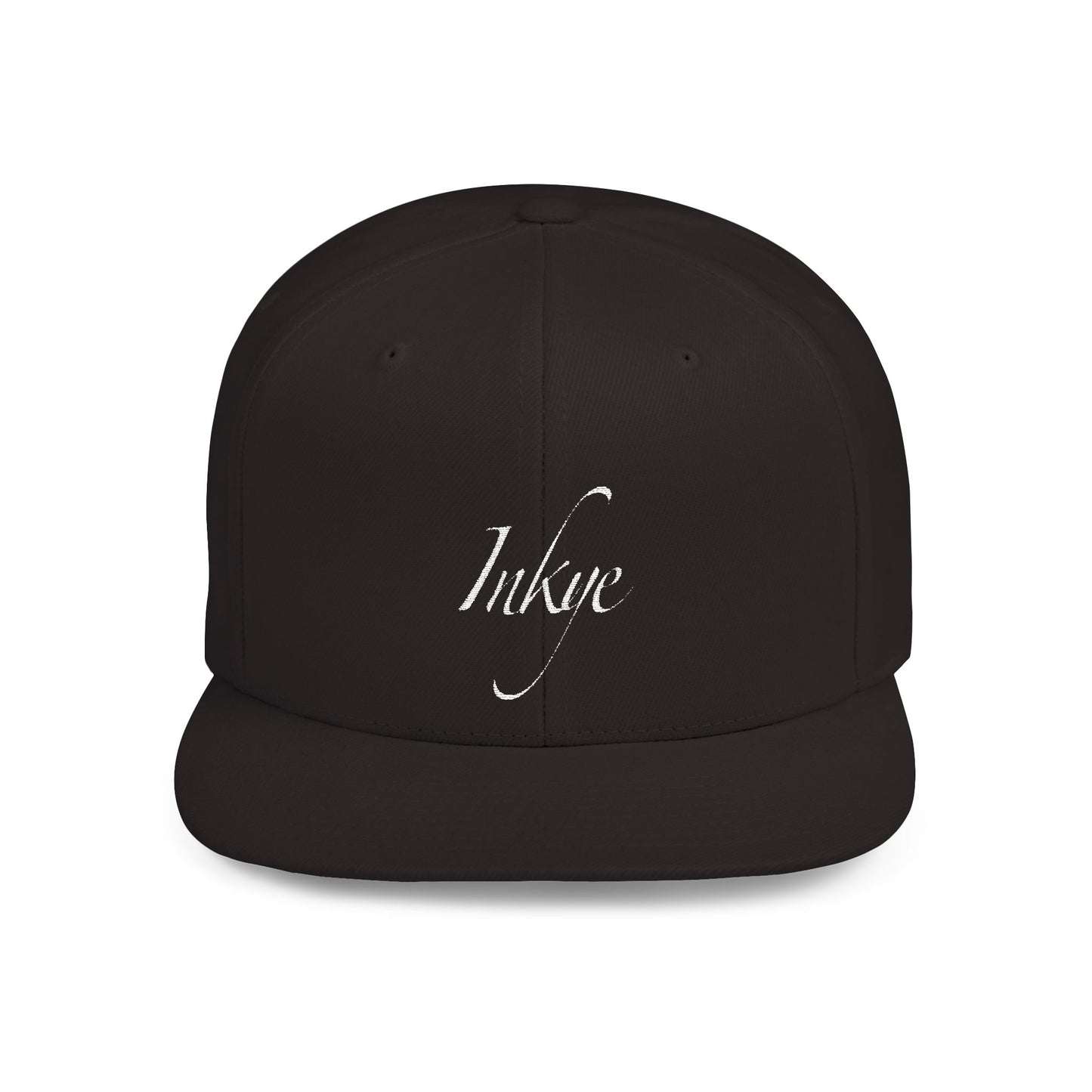 Hat "White Label" Inkye Logo Flat Bill Snapback