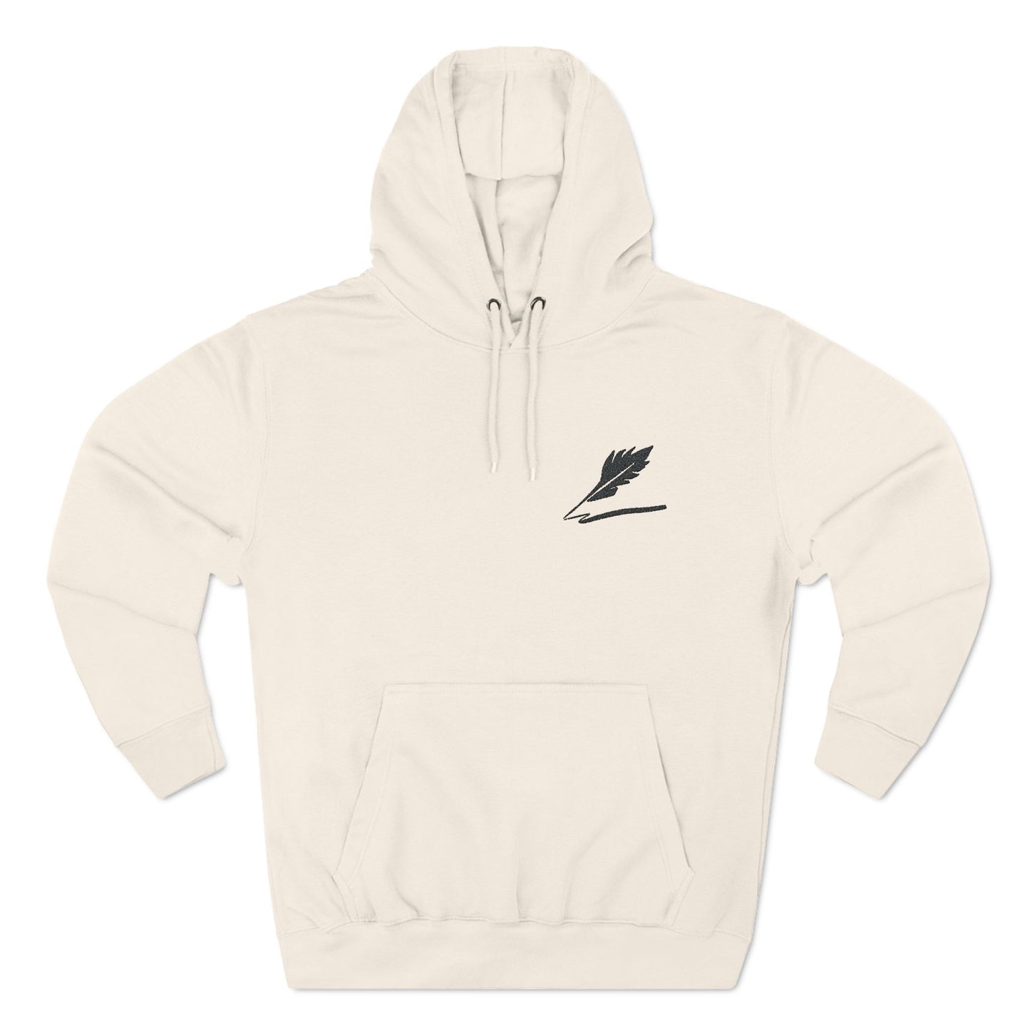 Embroider Bird Logo Fleece Hoodie