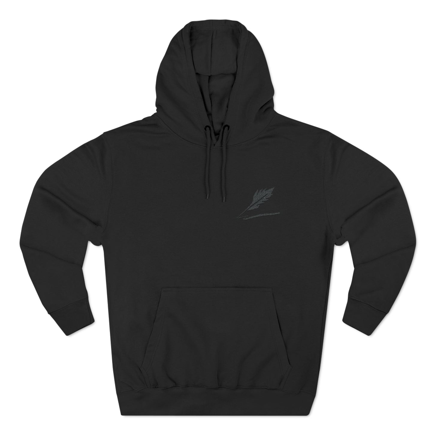 Embroider Bird Logo Fleece Hoodie