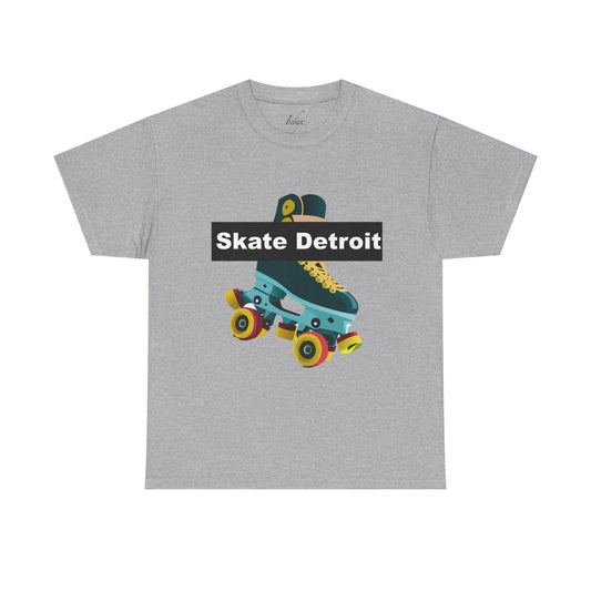 "Skating Detroit" Unisex Cotton Tee