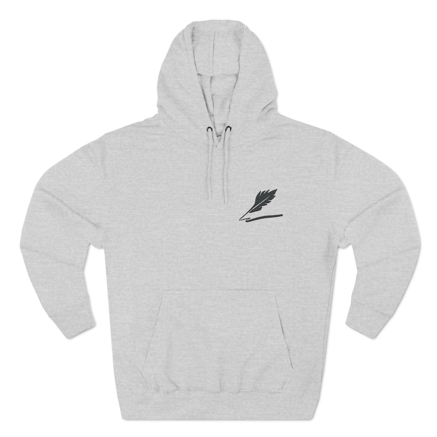 Embroider Bird Logo Fleece Hoodie