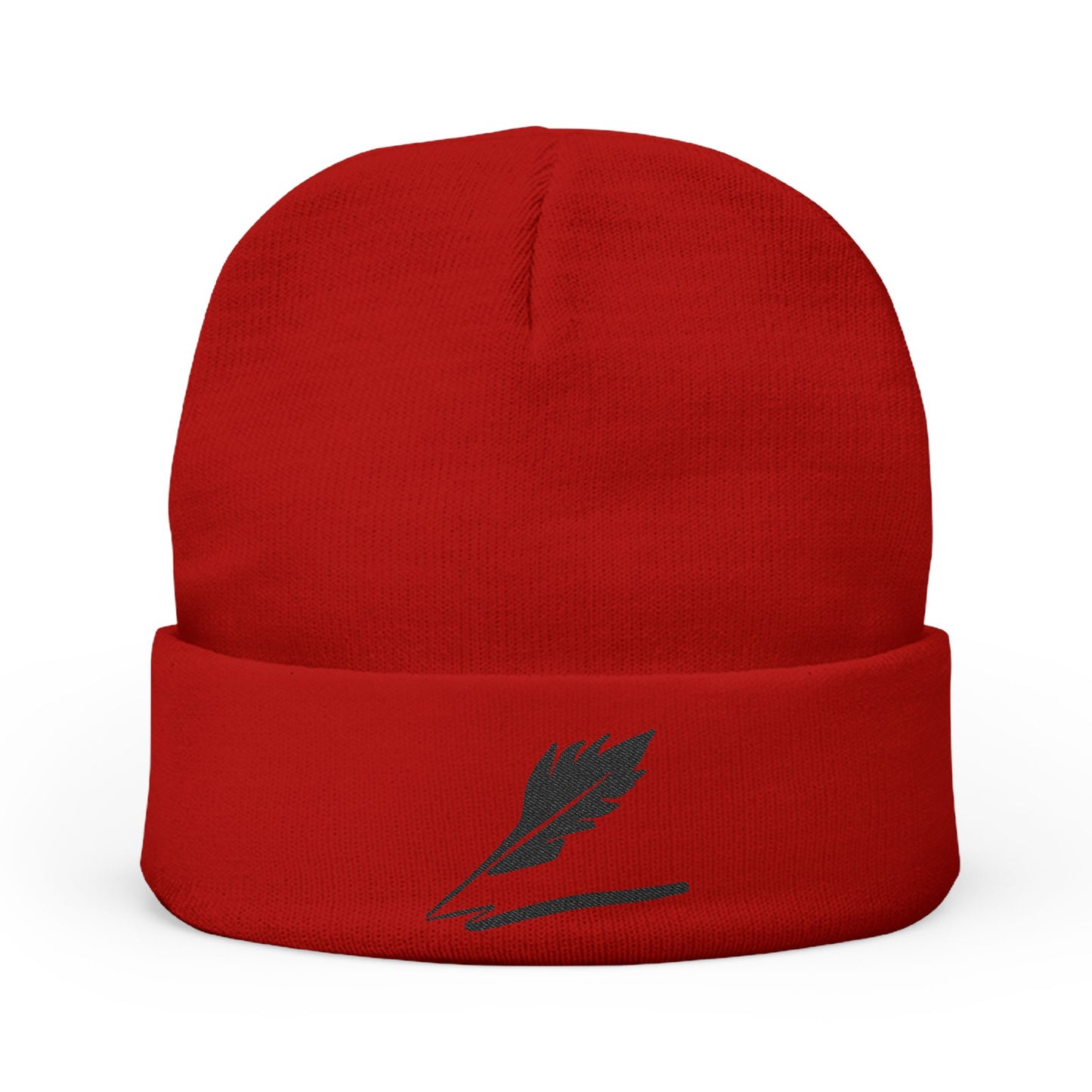 Hat Inkye Knit Beanie "Bird Logo" (Embroidery)