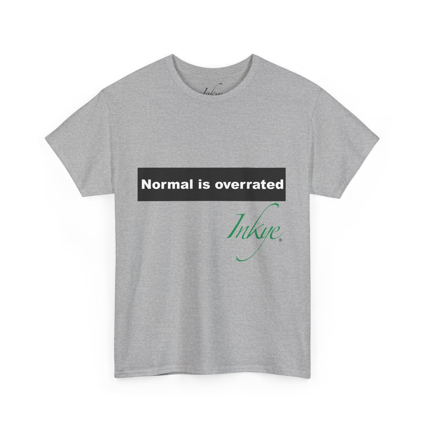 "Normal is overrated" Unisex Cotton Tee